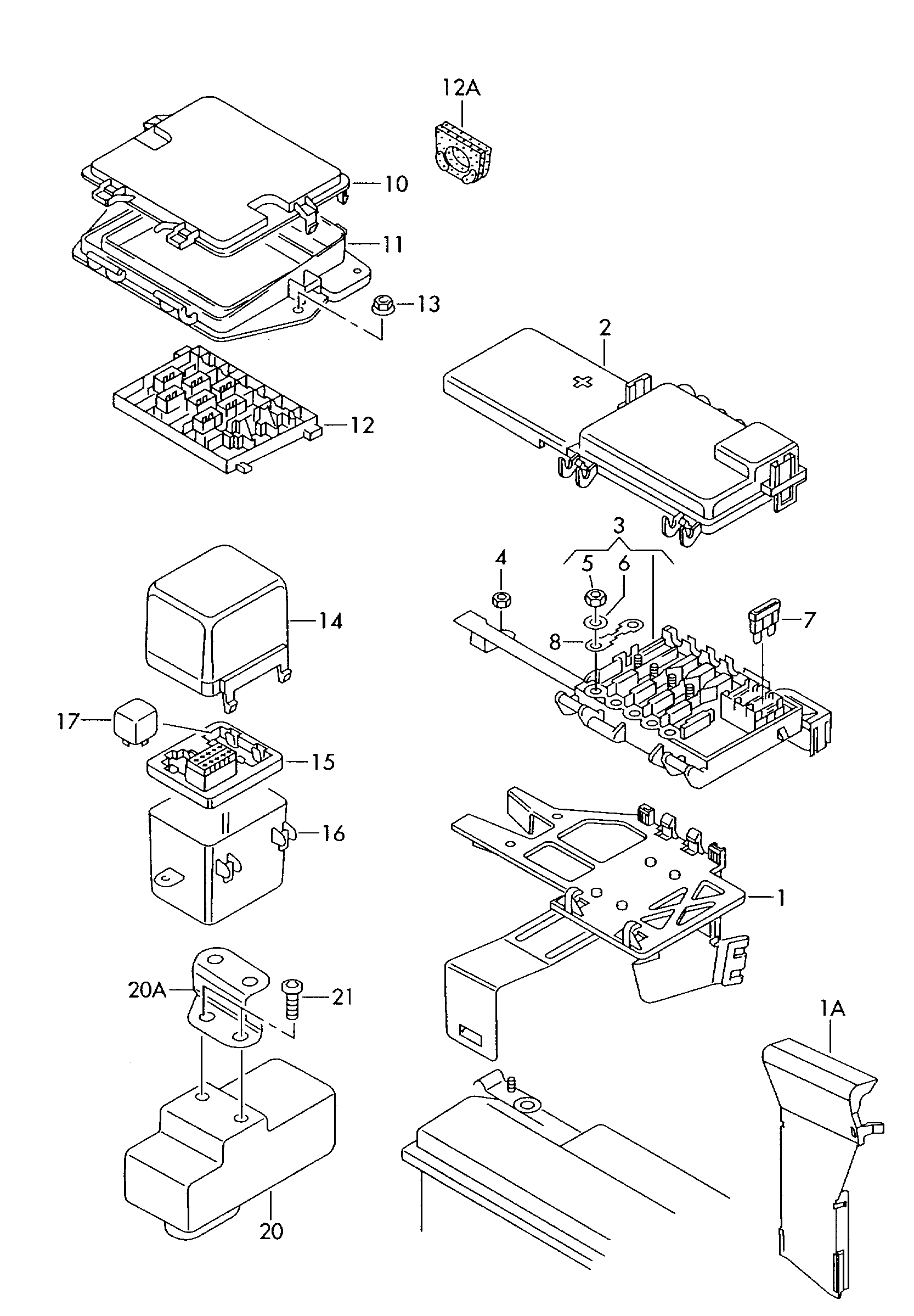 VW 141 951 253 B - Relay, main current onlydrive.pro