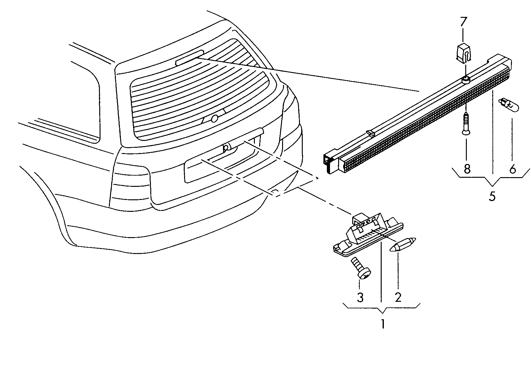 VW 8D9 943 021 - Rekisterivalo onlydrive.pro