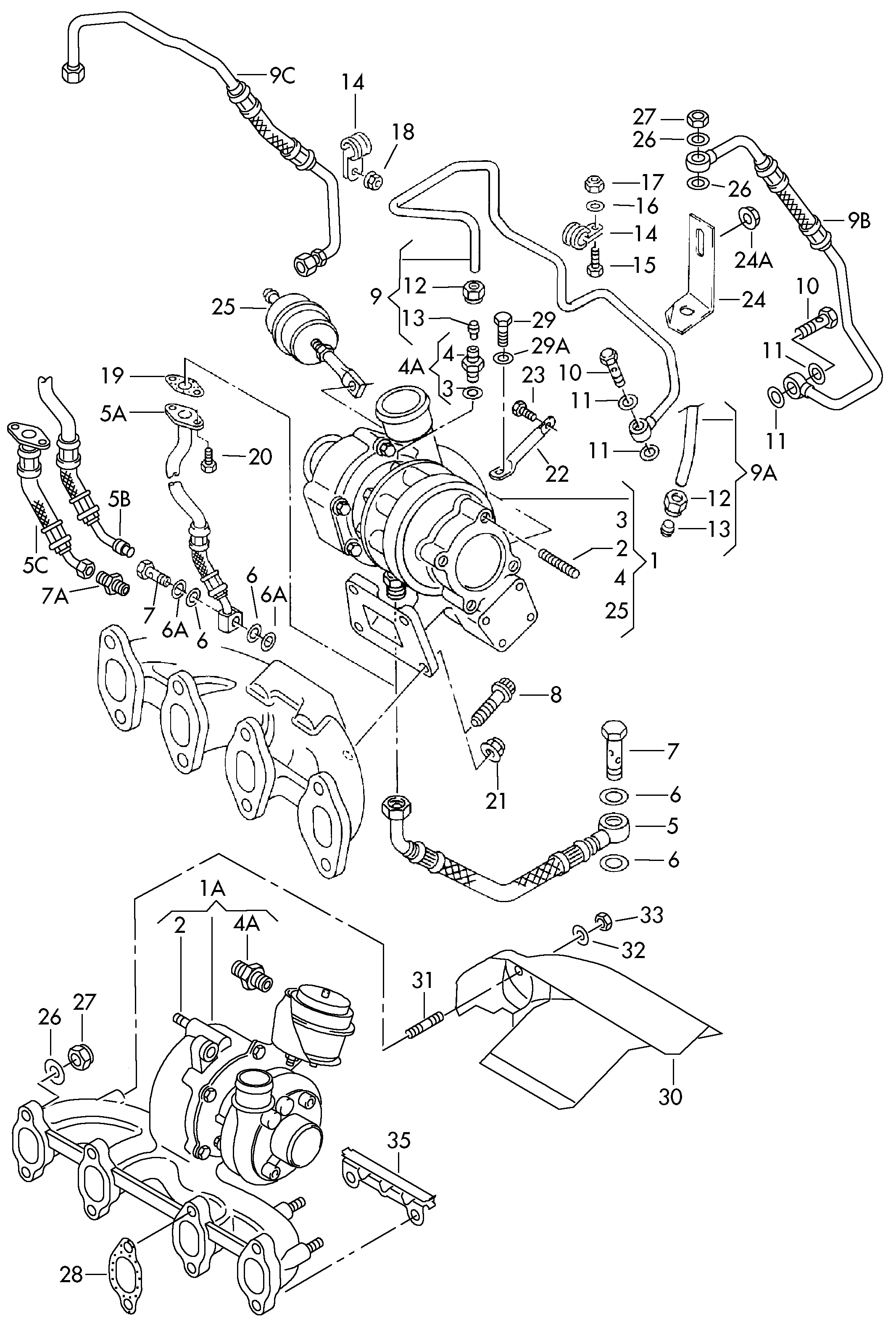 Seat 038 145 701 A - Kompressor,ülelaadimine onlydrive.pro