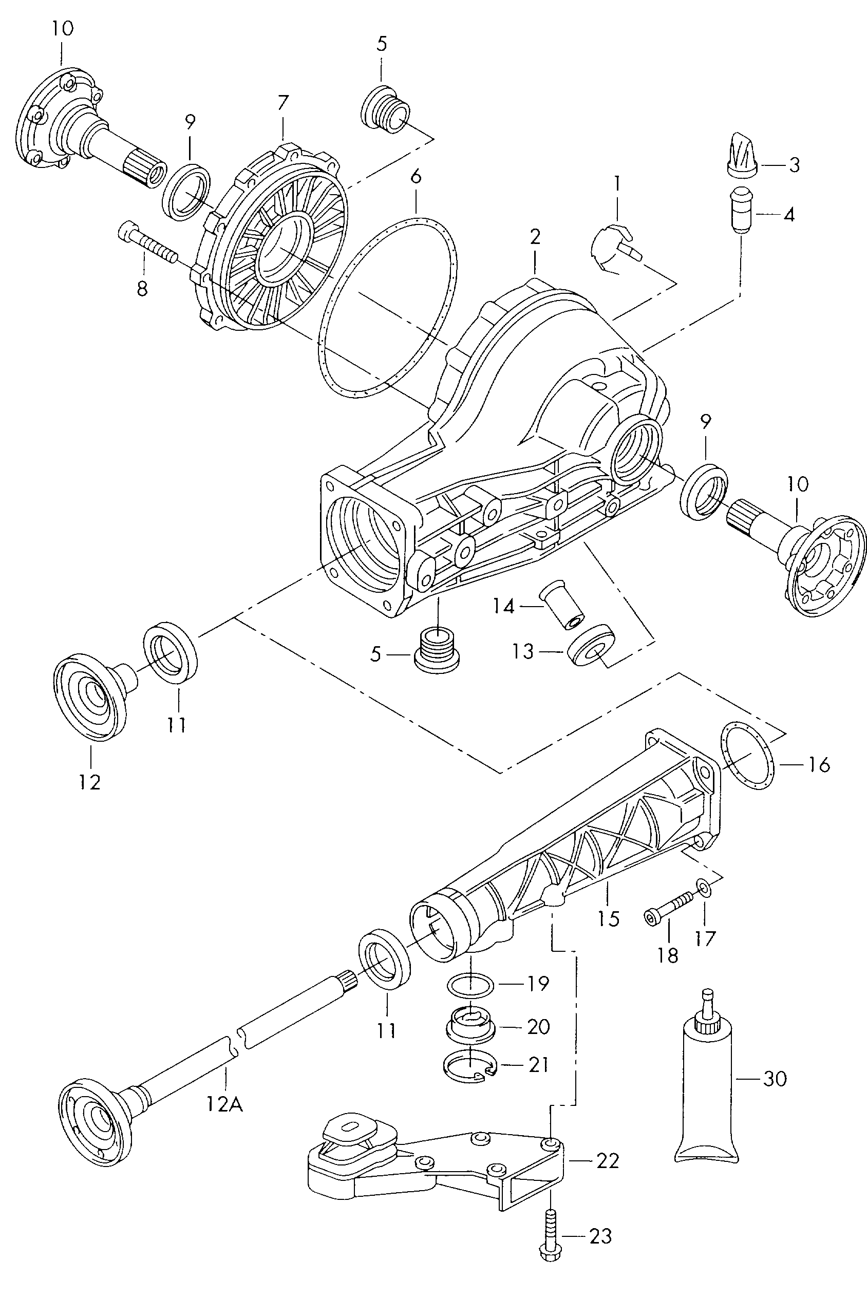 Seat 857 525 275 - Akselitiiviste, tasauspyörästö onlydrive.pro