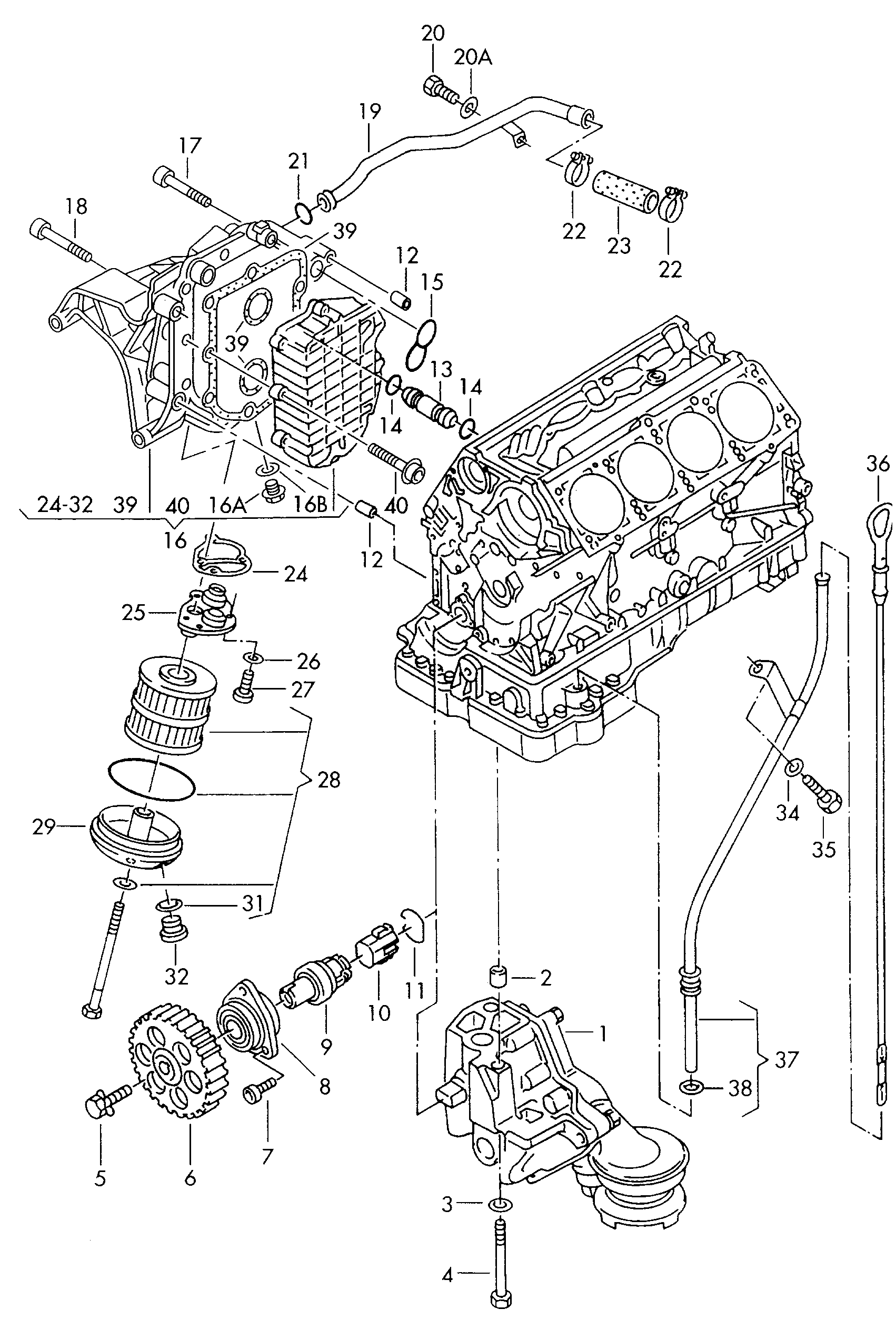 VAG 028 103 059 A - Korķis, Eļļas vācele onlydrive.pro