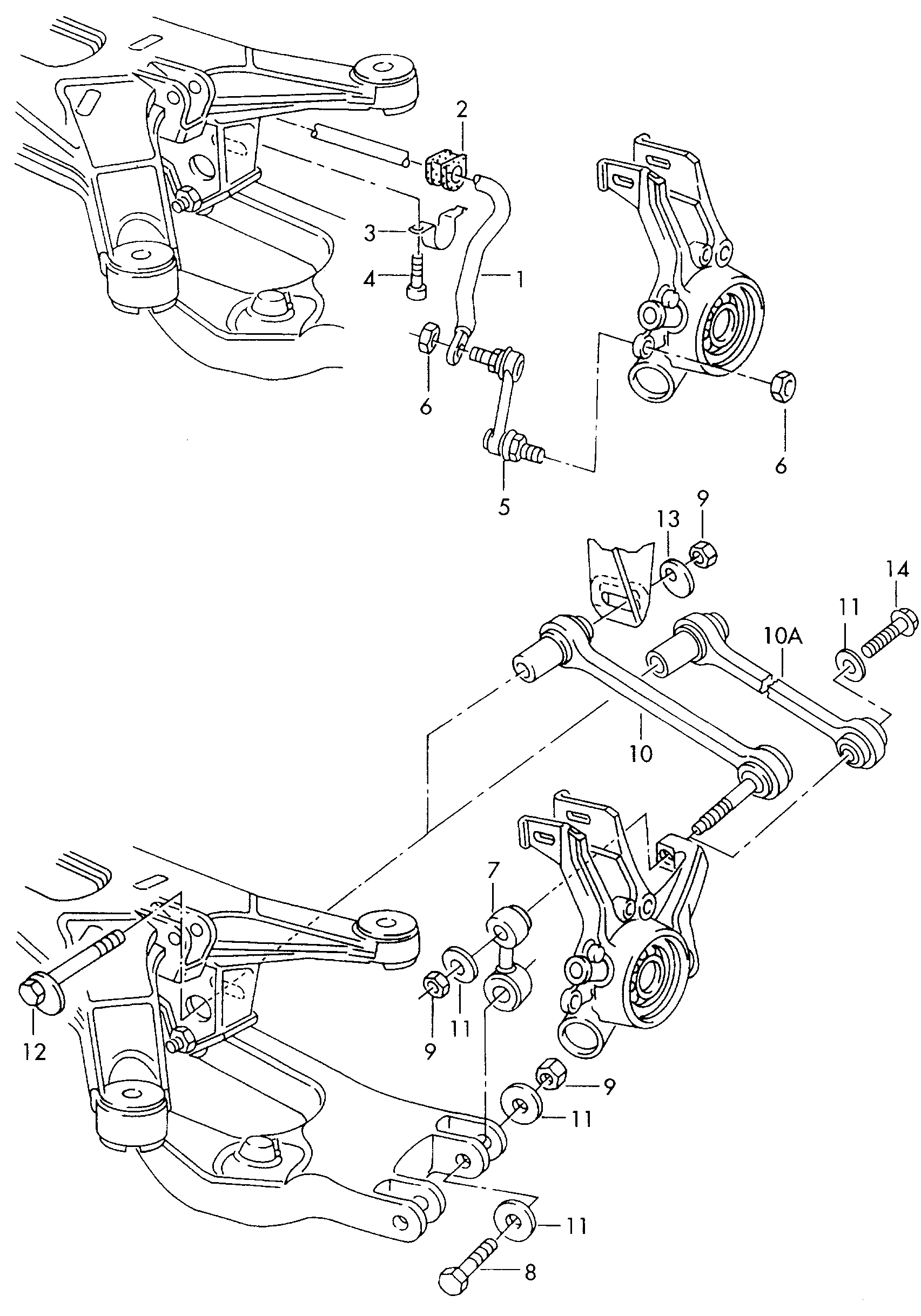 VAG 4D0 505 547C - Šarnyro stabilizatorius onlydrive.pro