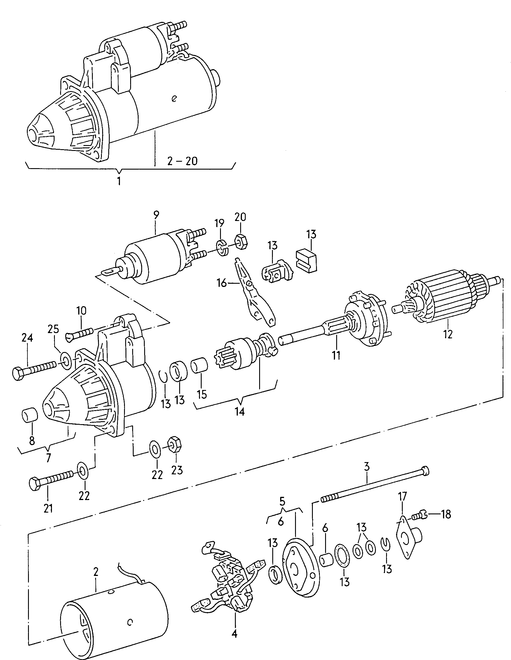 VW 078911023 - Starter onlydrive.pro