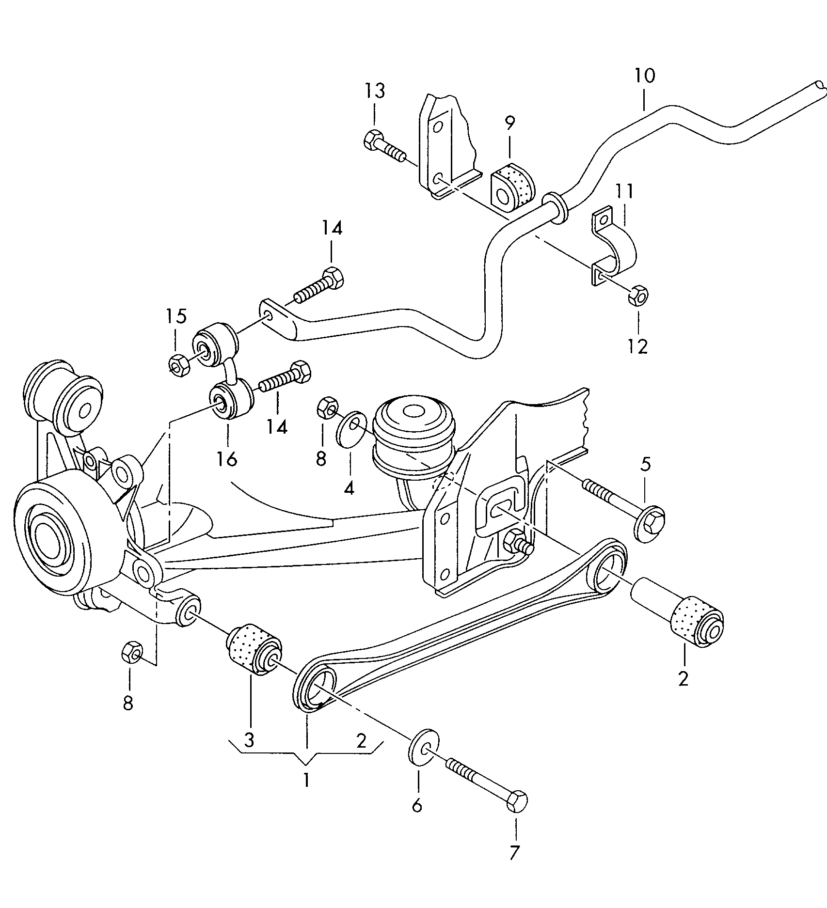 VW 8E0 505 465 D - Tanko, kallistuksenvaimennin onlydrive.pro