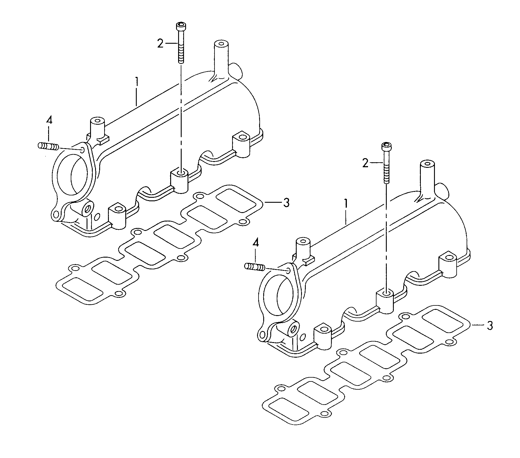 VW 059 129 717 G - Tihendikomplekt,Sisselaskekollektor onlydrive.pro