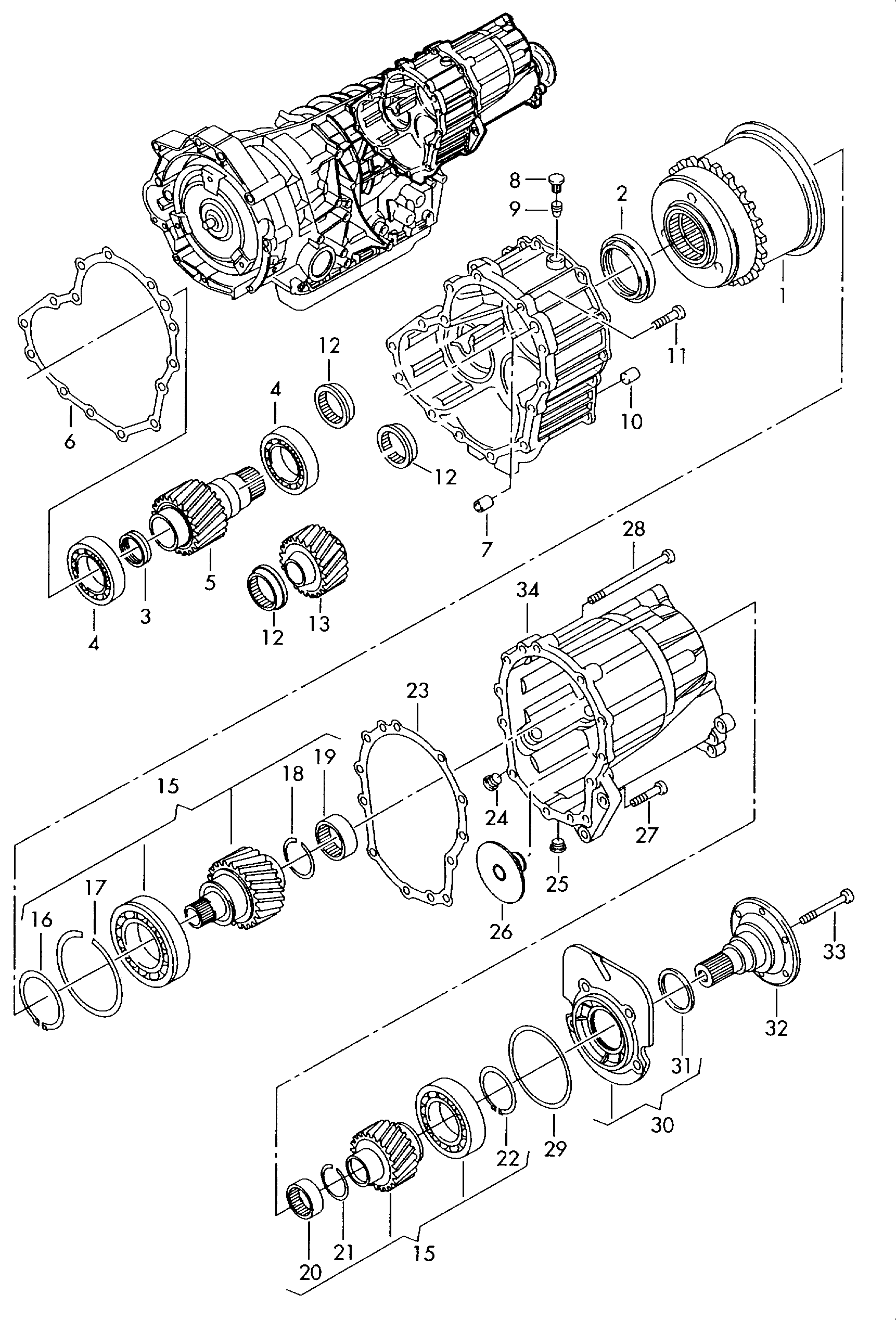 VAG 01V 409 767 - Bearing, automatic transmission onlydrive.pro