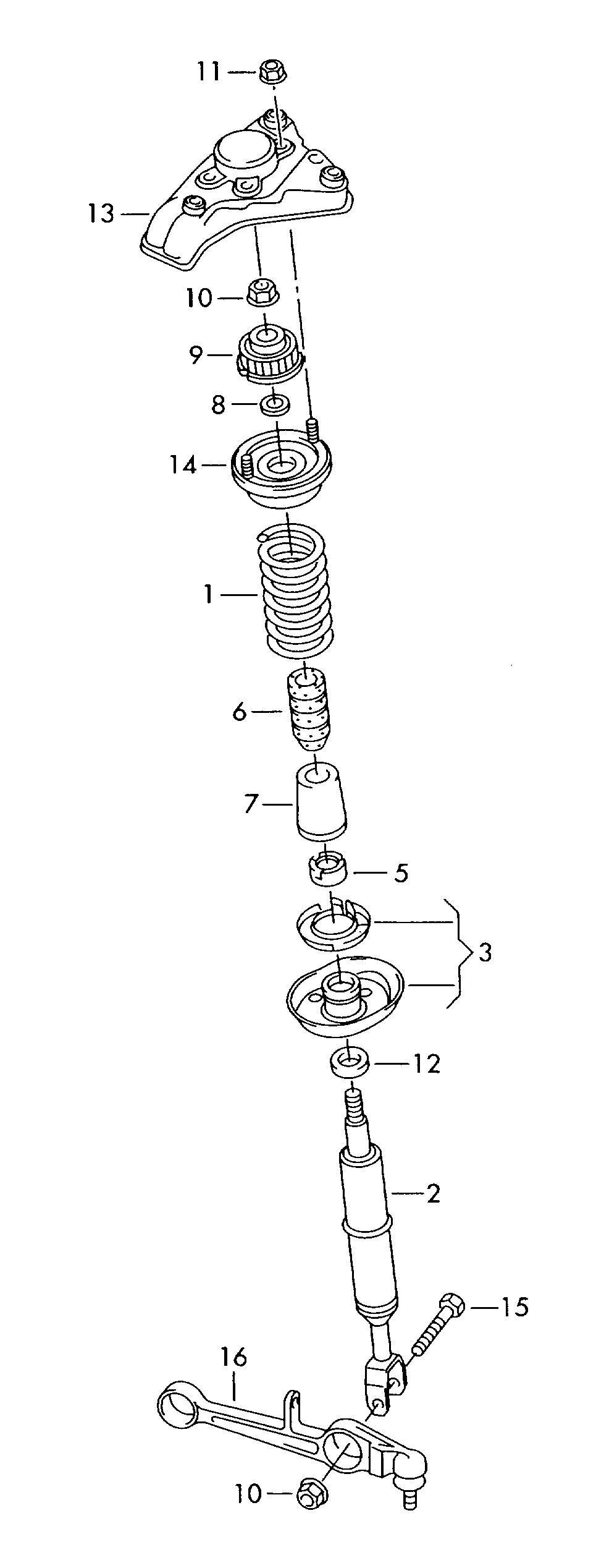 Seat 4D0412377F - Top Strut Mounting onlydrive.pro