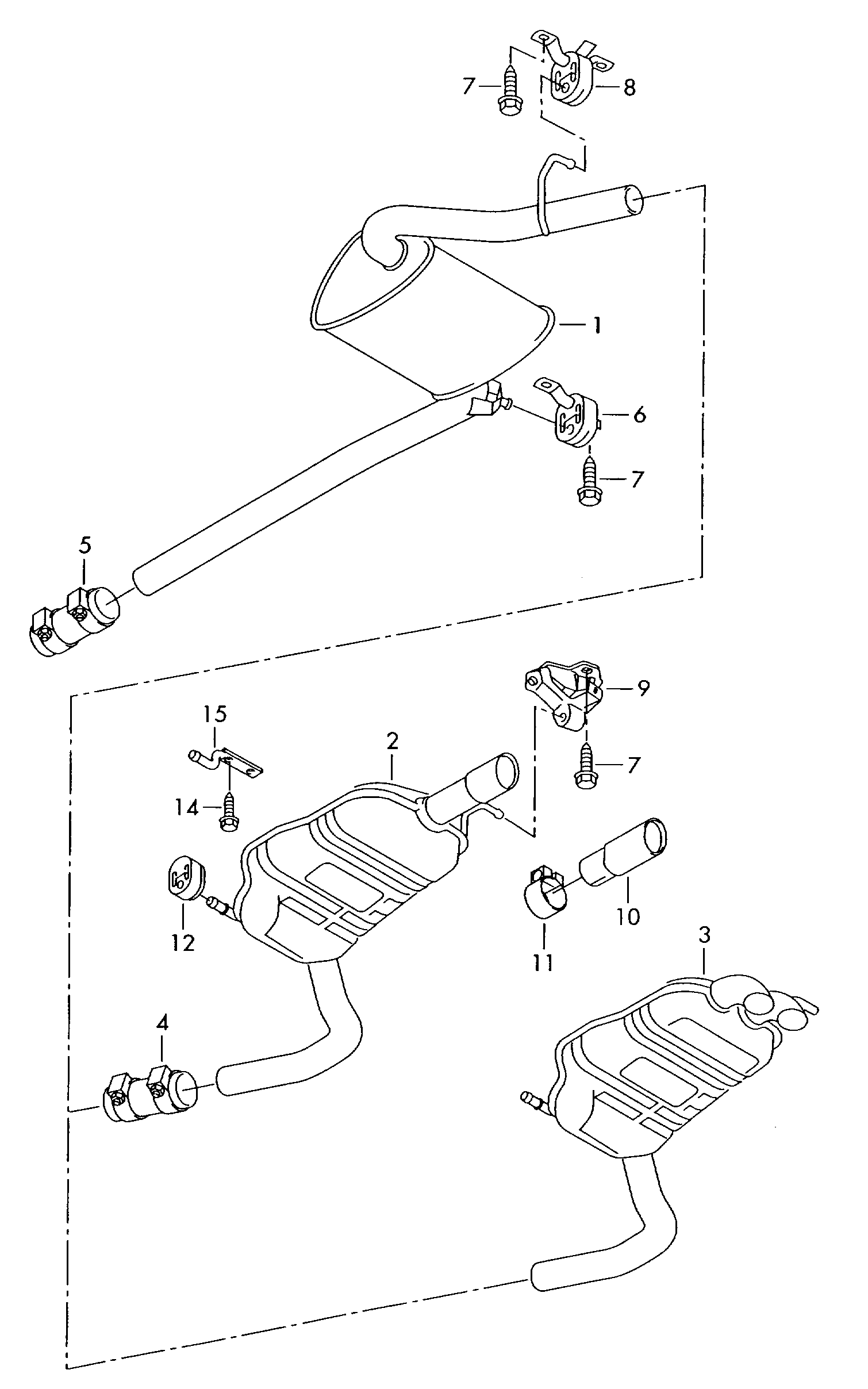 Skoda 8E0 253 144 AG - Laikantysis rėmas, duslintuvas onlydrive.pro