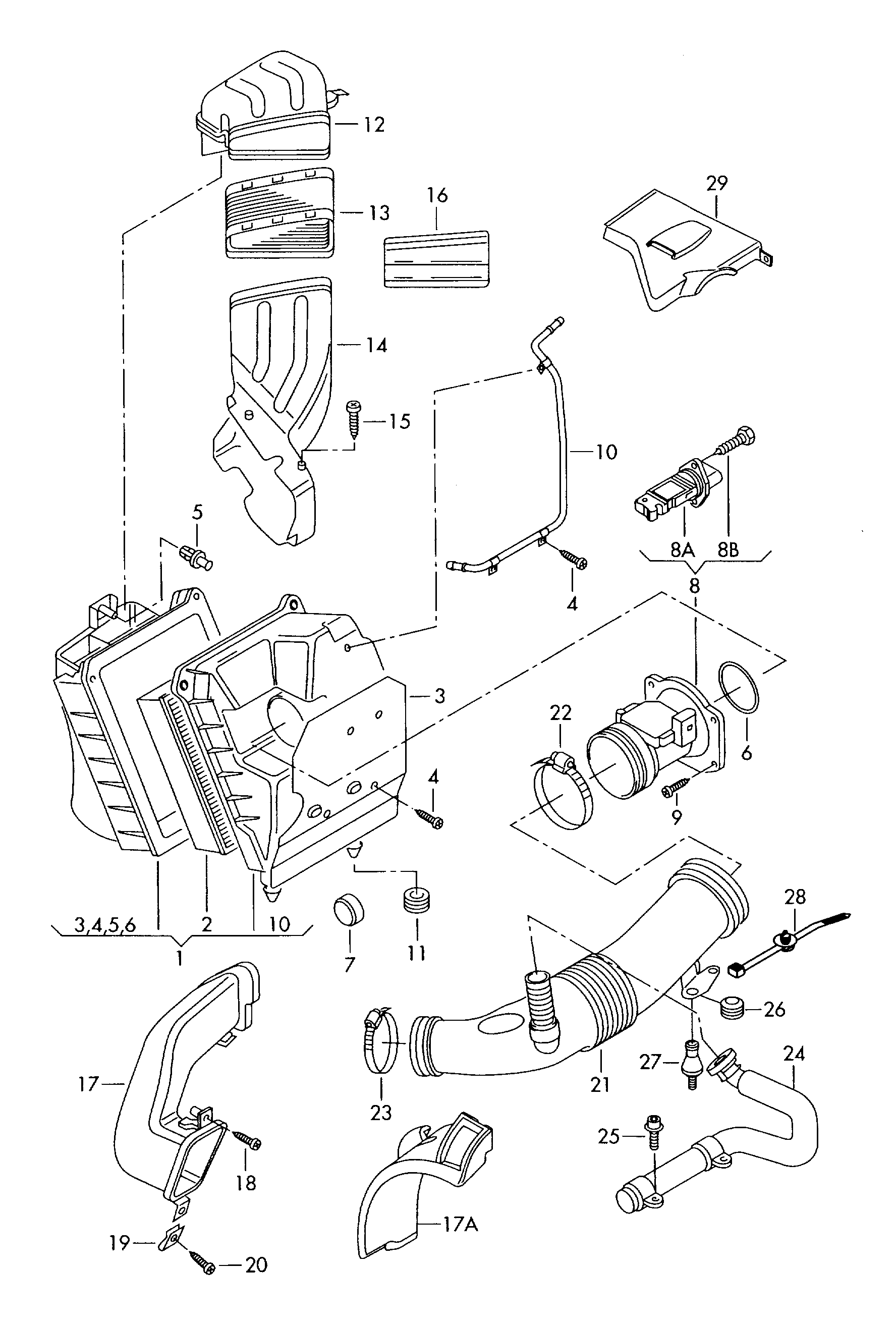 Seat 06B 133 471 A - Oro masės jutiklis onlydrive.pro