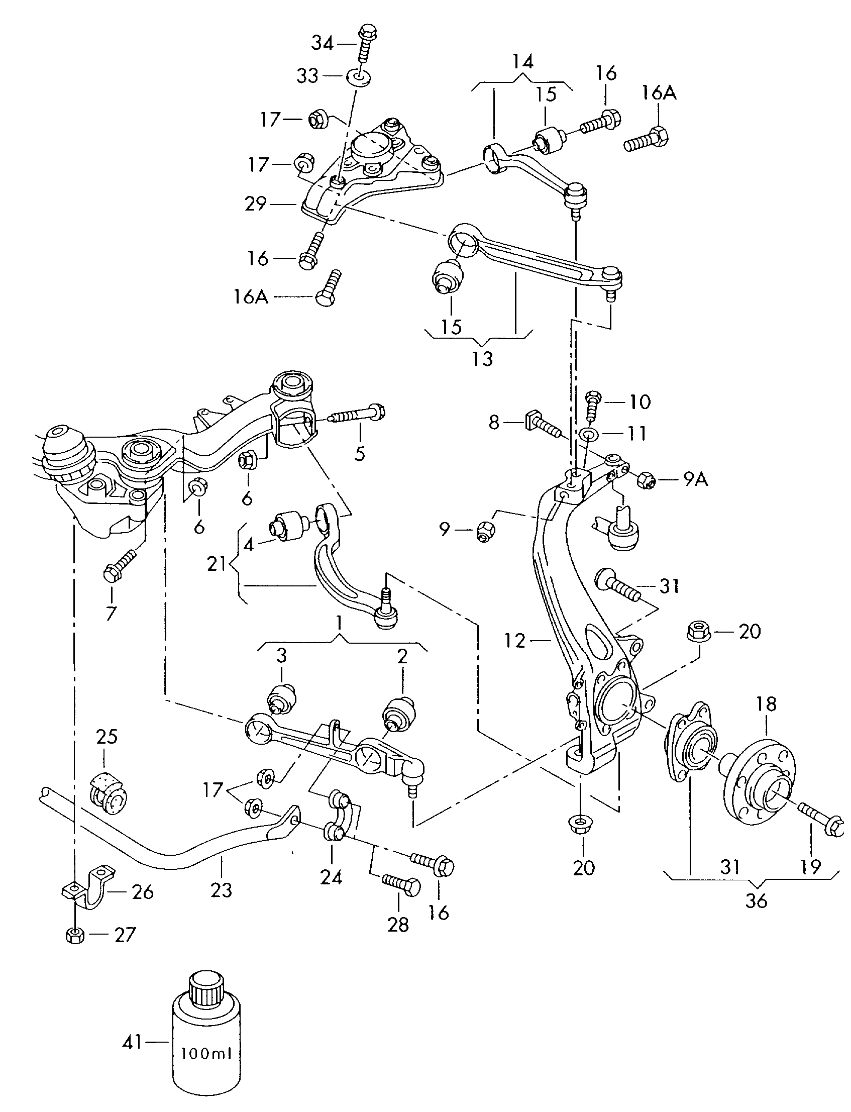 VAG 8E0 411 317 - Stabilisaator,Stabilisaator onlydrive.pro