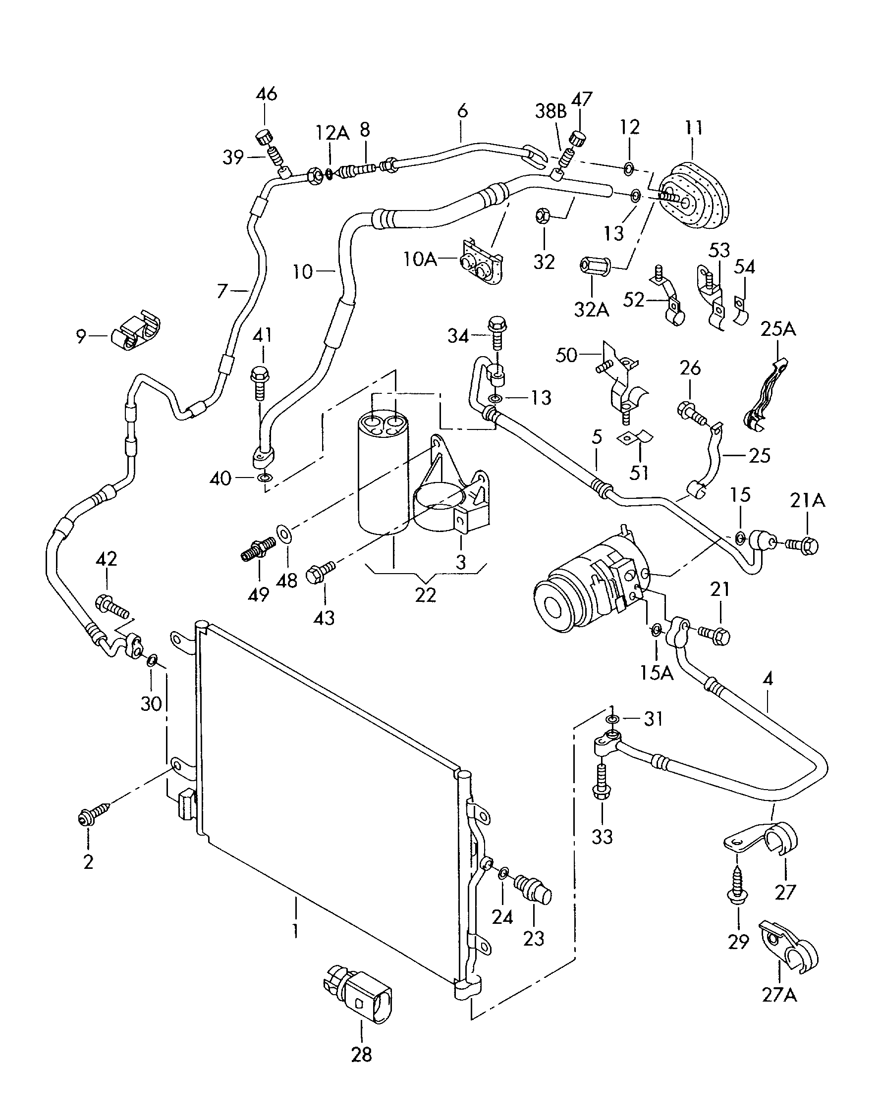 Seat 8E0260800 - Kuivain, ilmastointilaite onlydrive.pro