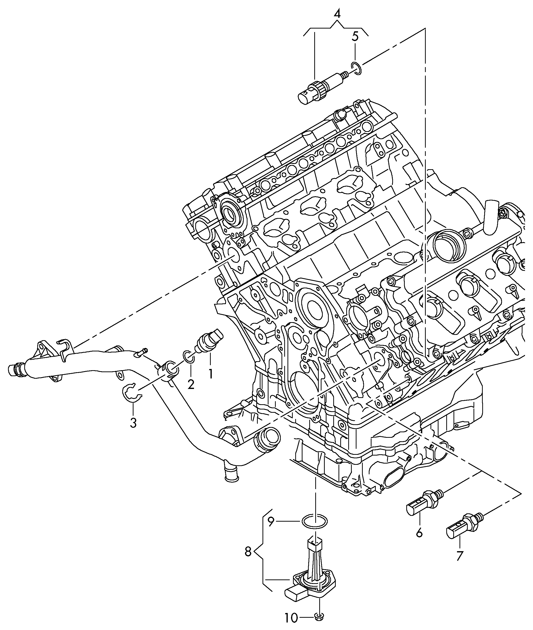 VAG 06E 919 081 G - Siuntimo blokas, alyvos slėgis onlydrive.pro