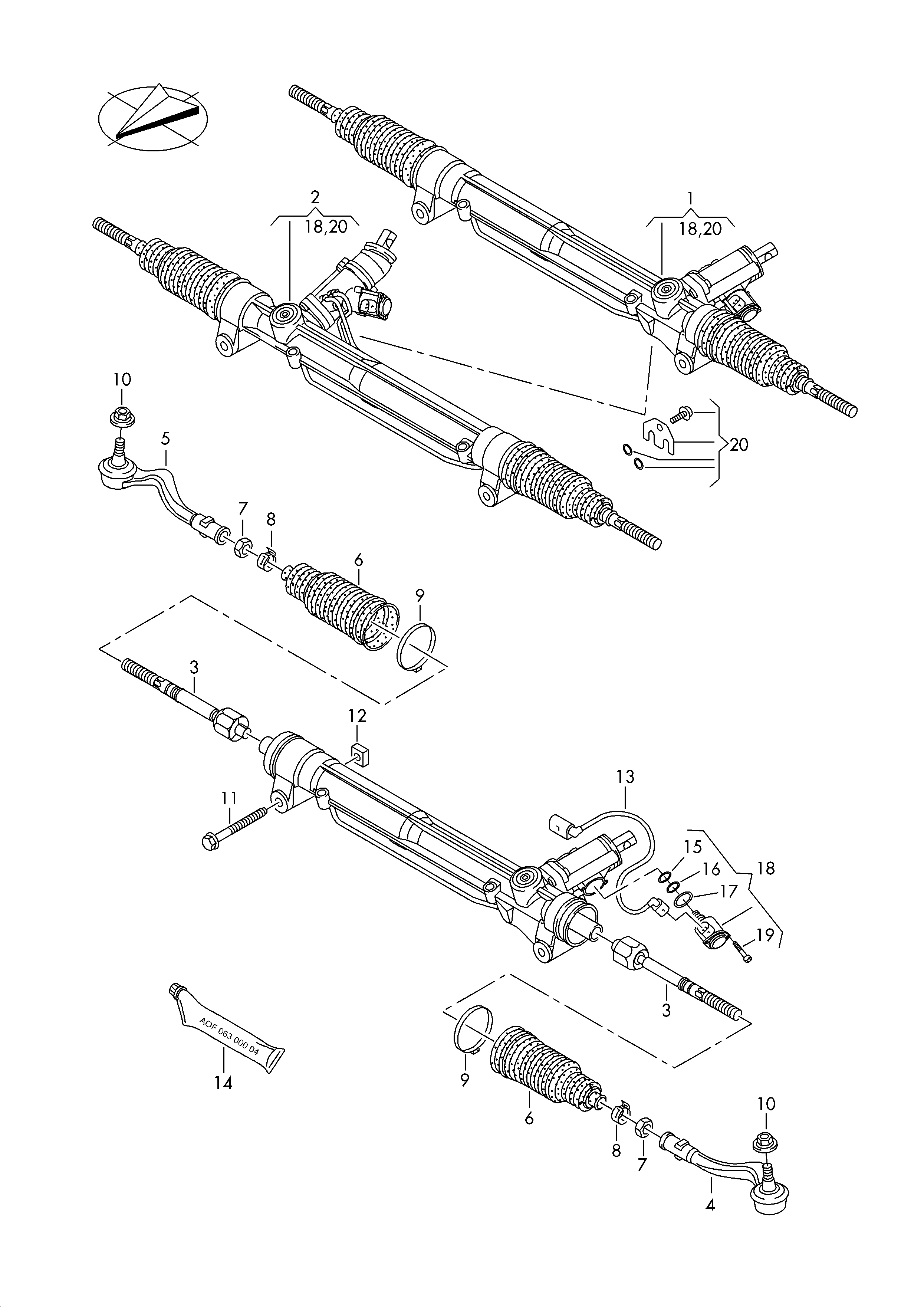 VAG 4H0 422 810 A - Aksiālais šarnīrs, Stūres šķērsstiepnis onlydrive.pro