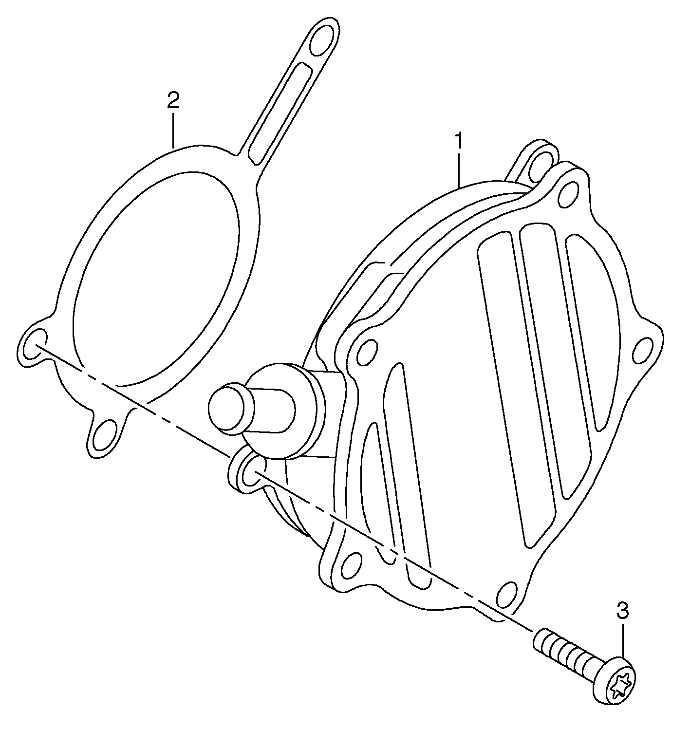 Seat 06E 145 417 A - Tihend, vaakumpump onlydrive.pro