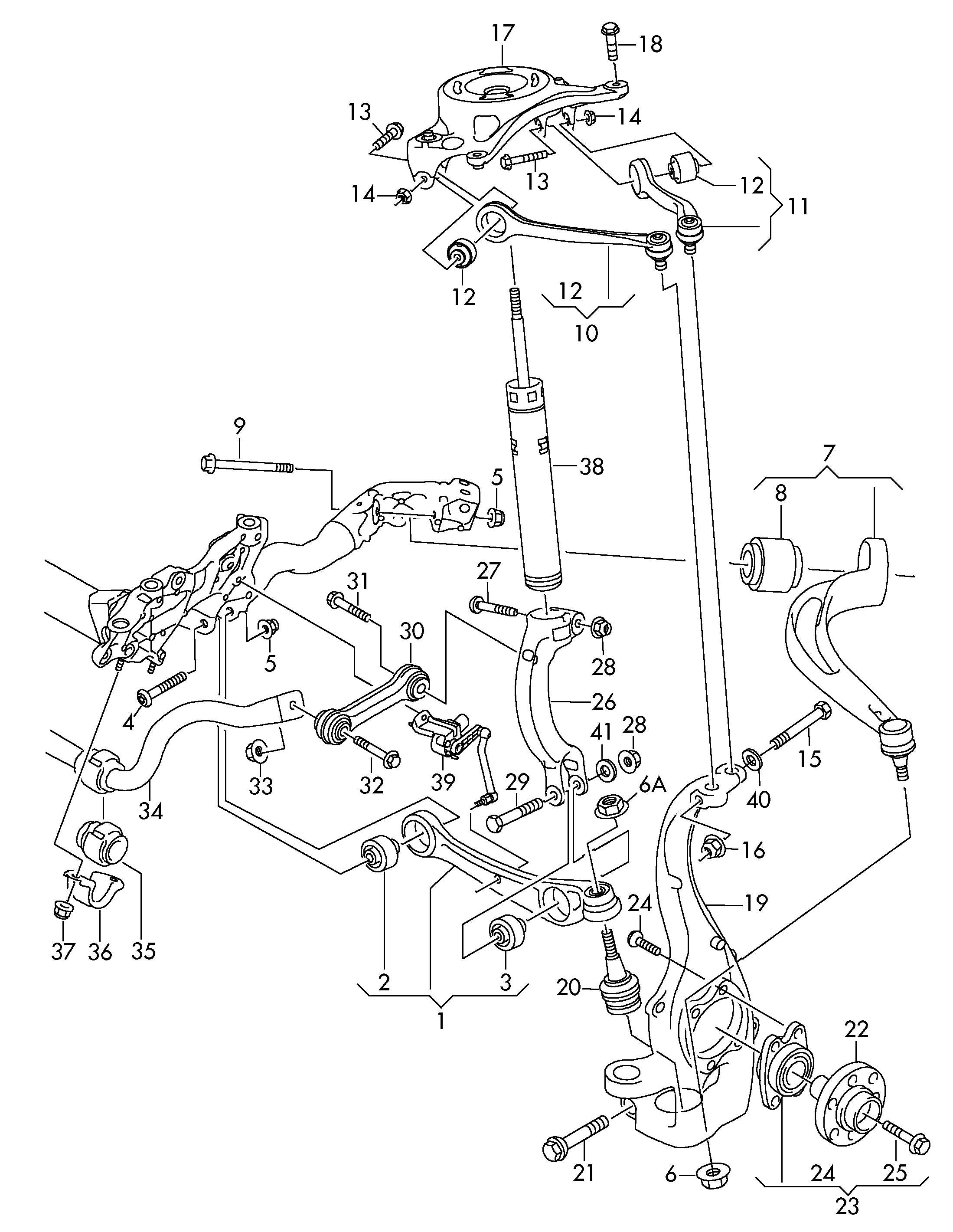 Seat 8K0411317D - Šarnyro stabilizatorius onlydrive.pro