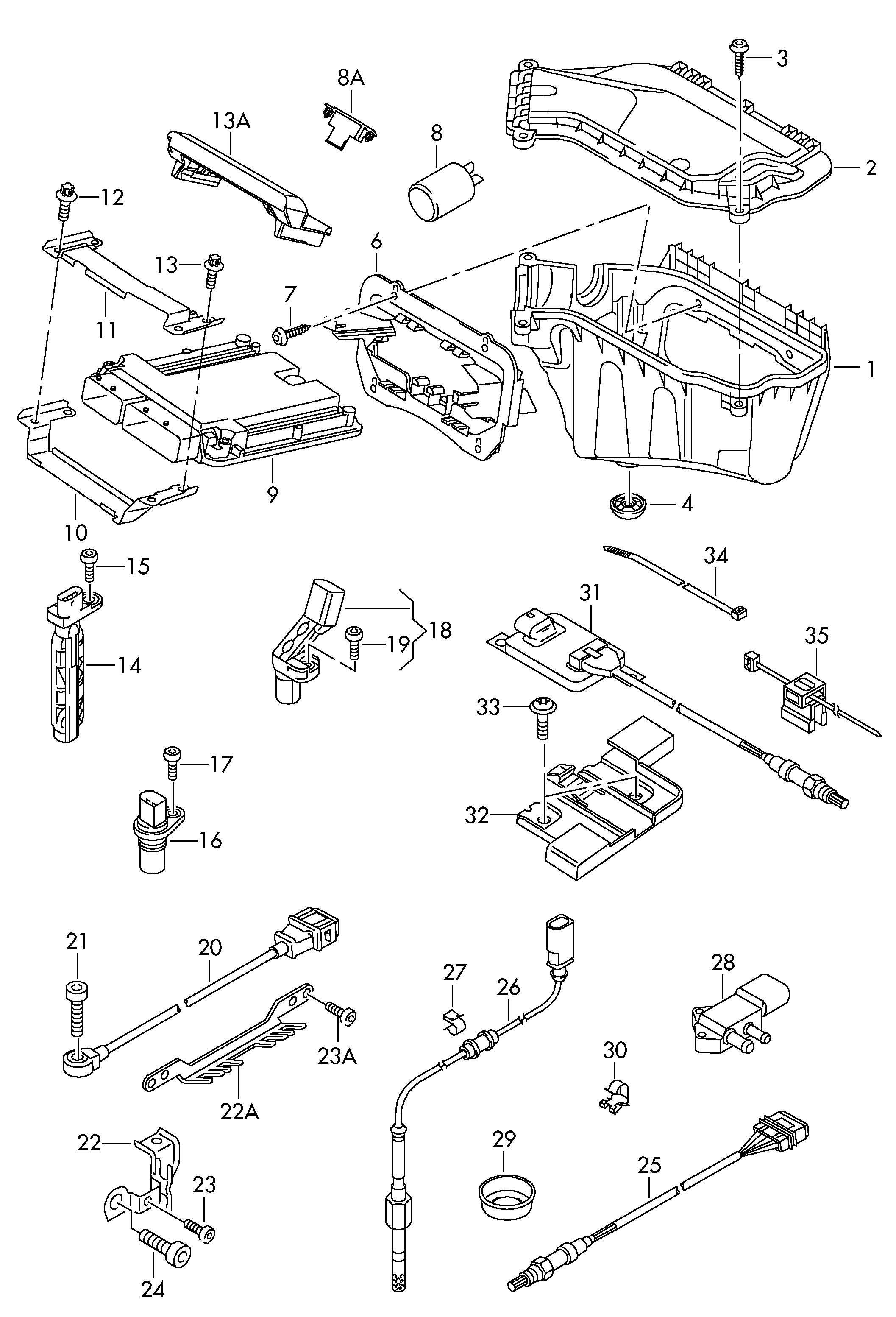 Skoda 06H 906 433 - Impulsu devējs, Kloķvārpsta onlydrive.pro