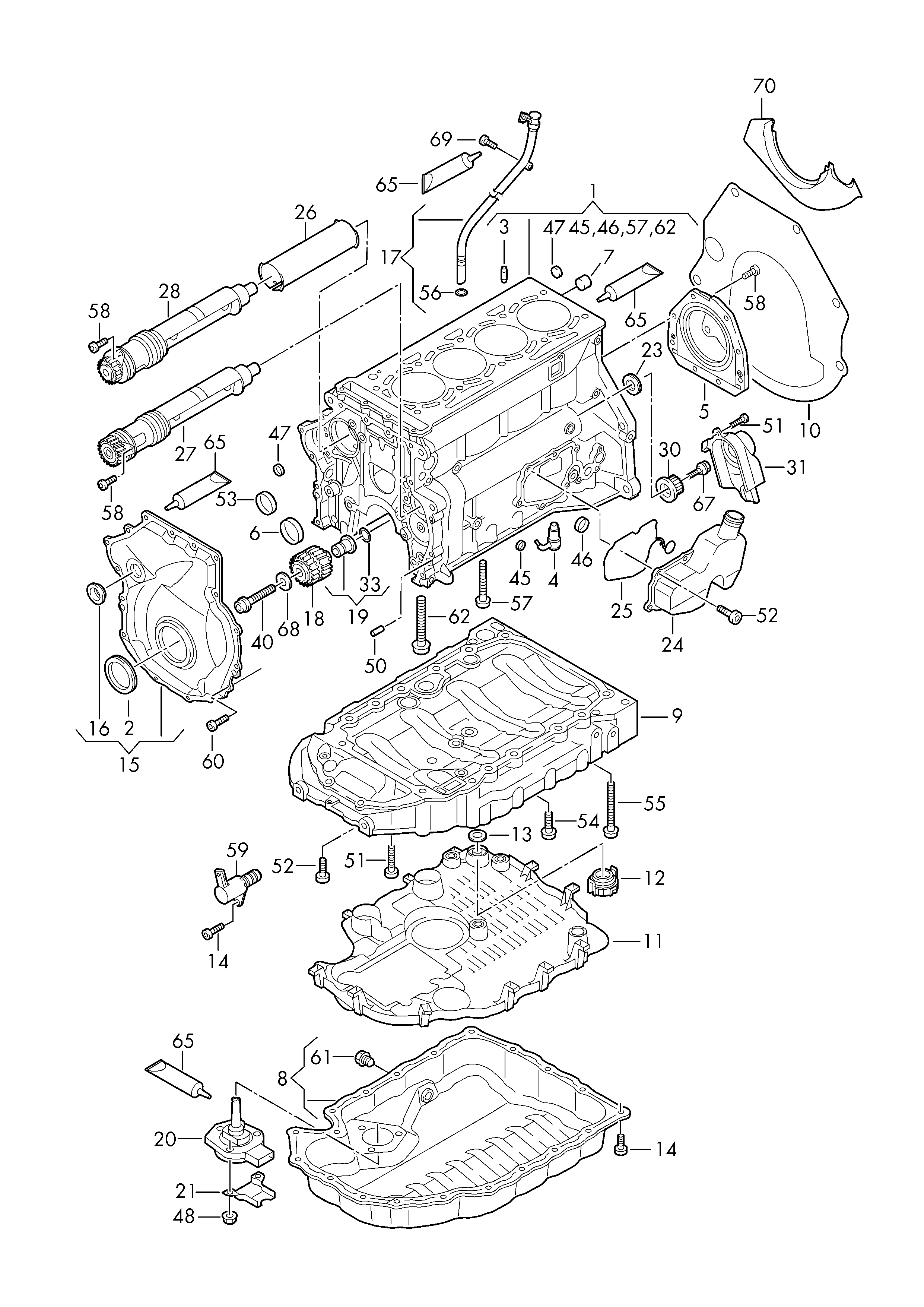 Seat 06H 103 171 F - Shaft Seal, crankshaft onlydrive.pro