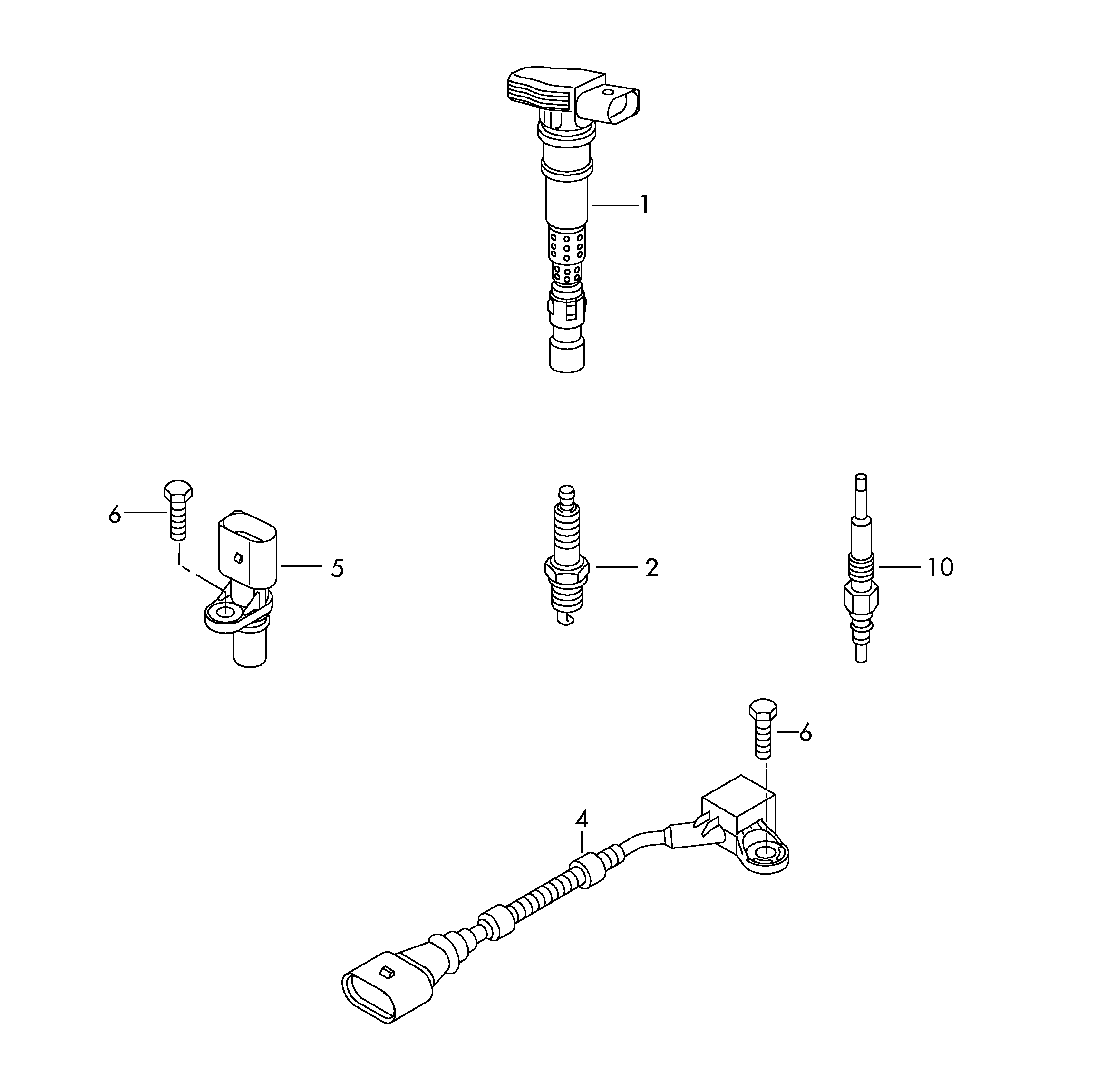 VW 07L 905 163 B - Sensor, camshaft position onlydrive.pro