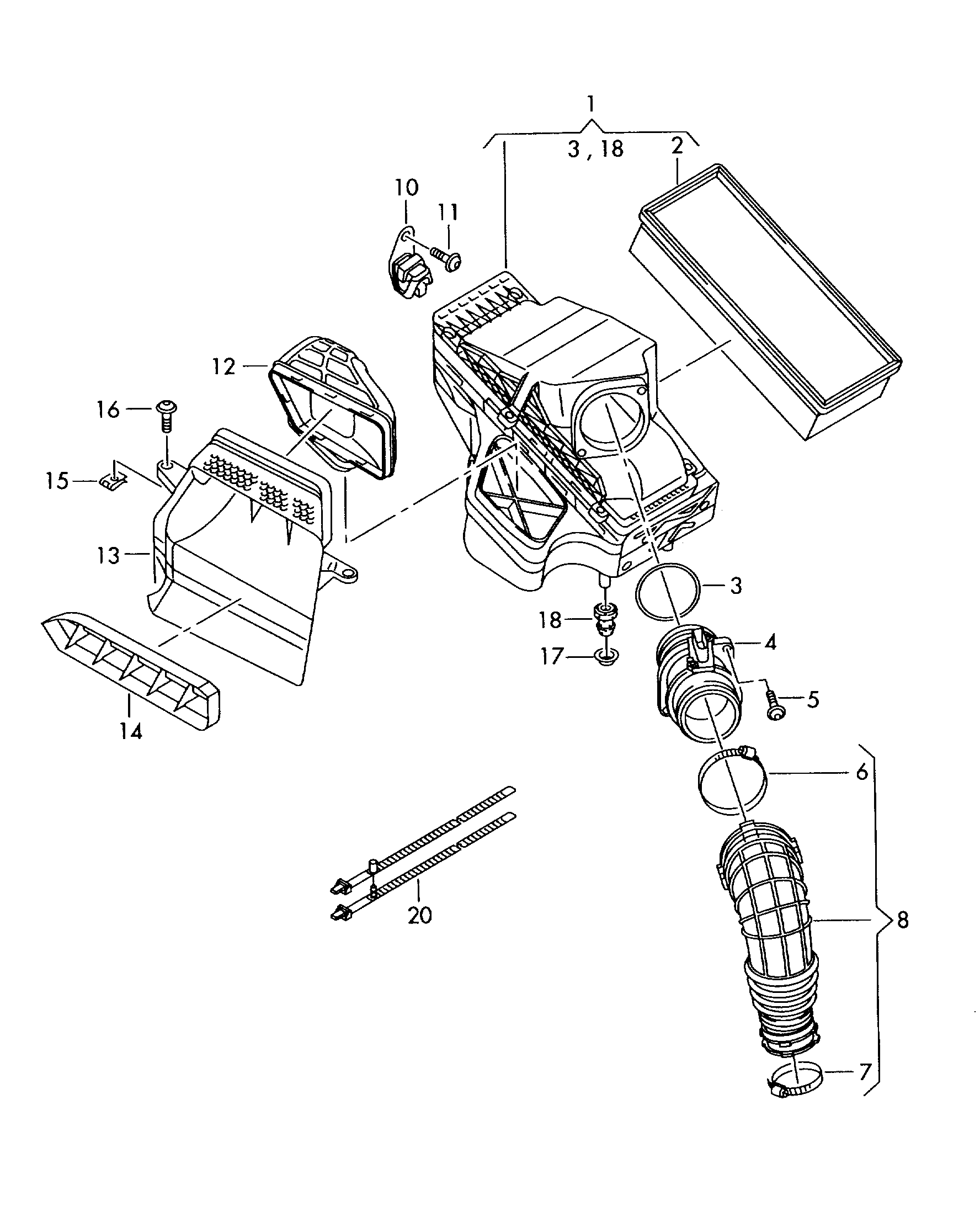 Skoda 8K0133843E - Õhufilter onlydrive.pro