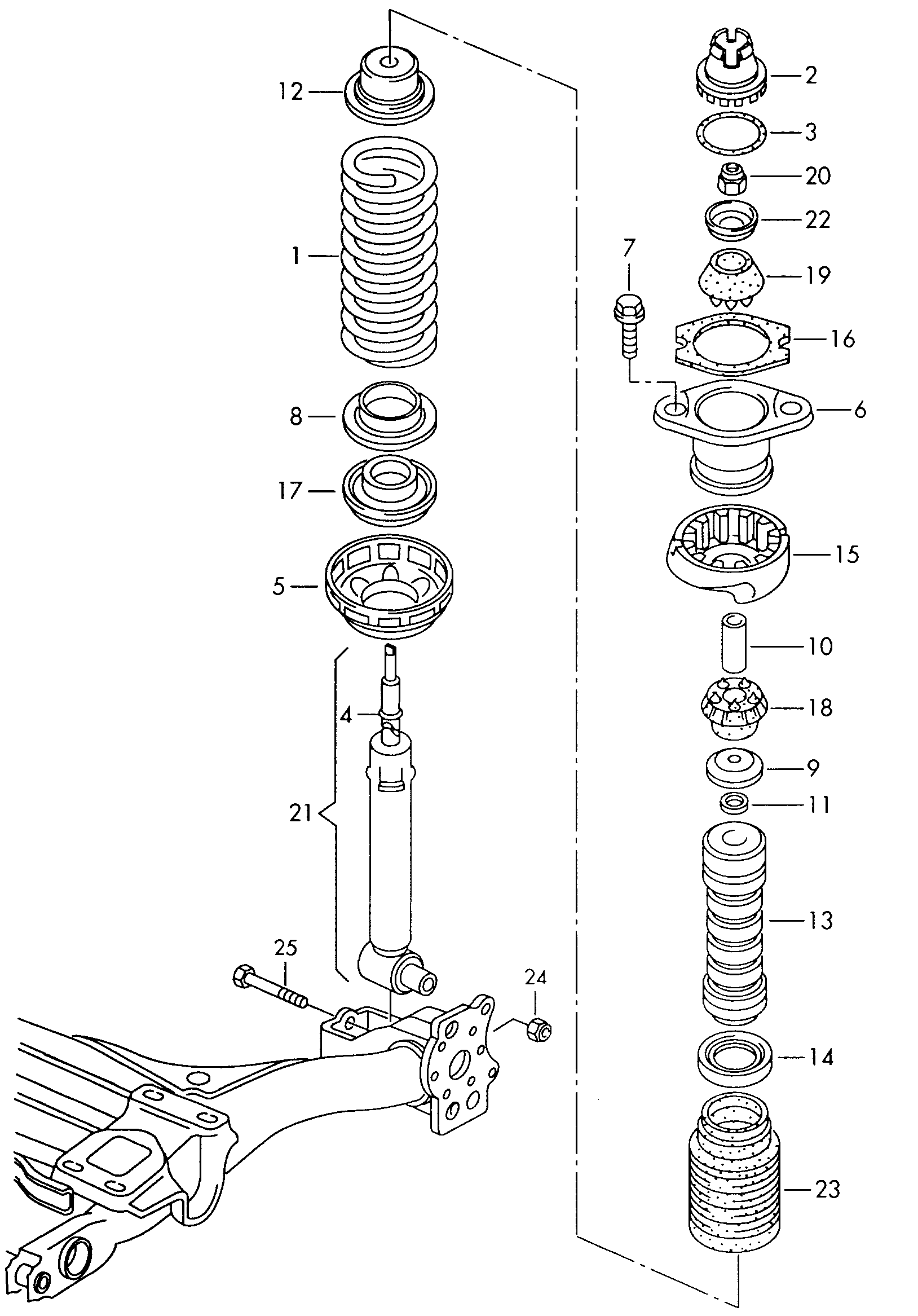 VAG 8D0512333 - Top Strut Mounting onlydrive.pro