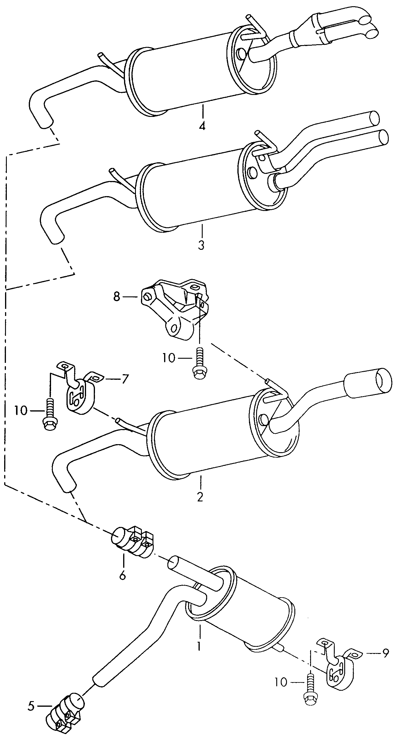 VAG 4B0 253 144 J - Bukse, Stabilizators onlydrive.pro