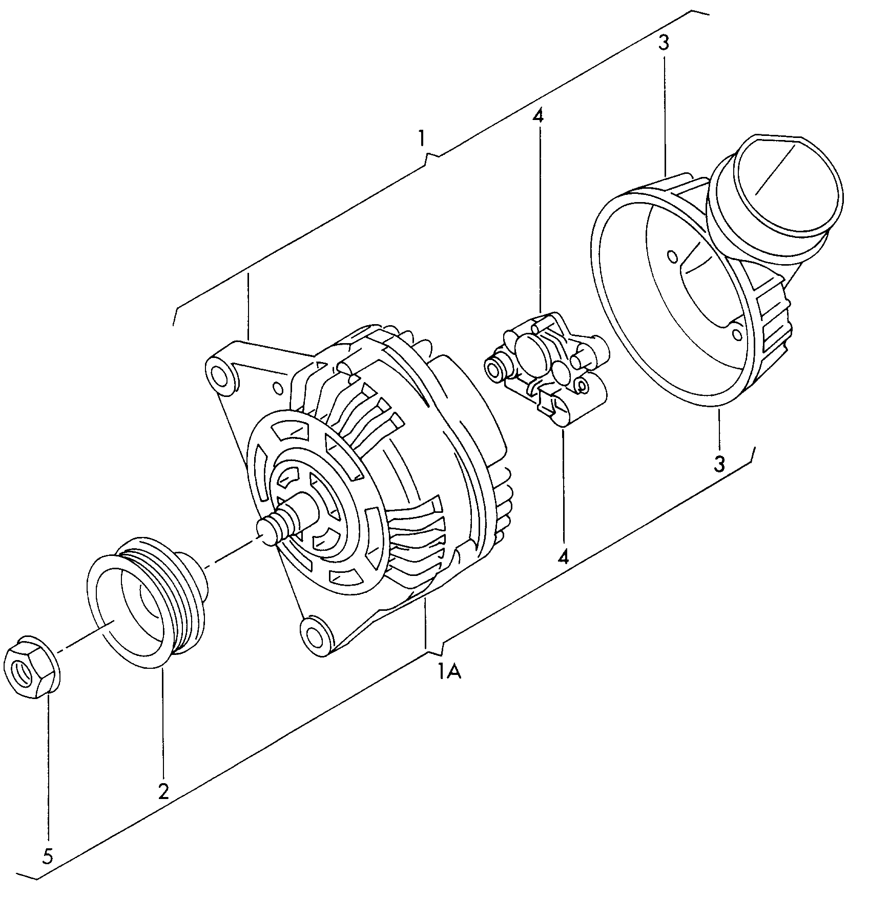 Seat 03D 903 119 A - Piedziņas skriemelis, Ģenerators onlydrive.pro