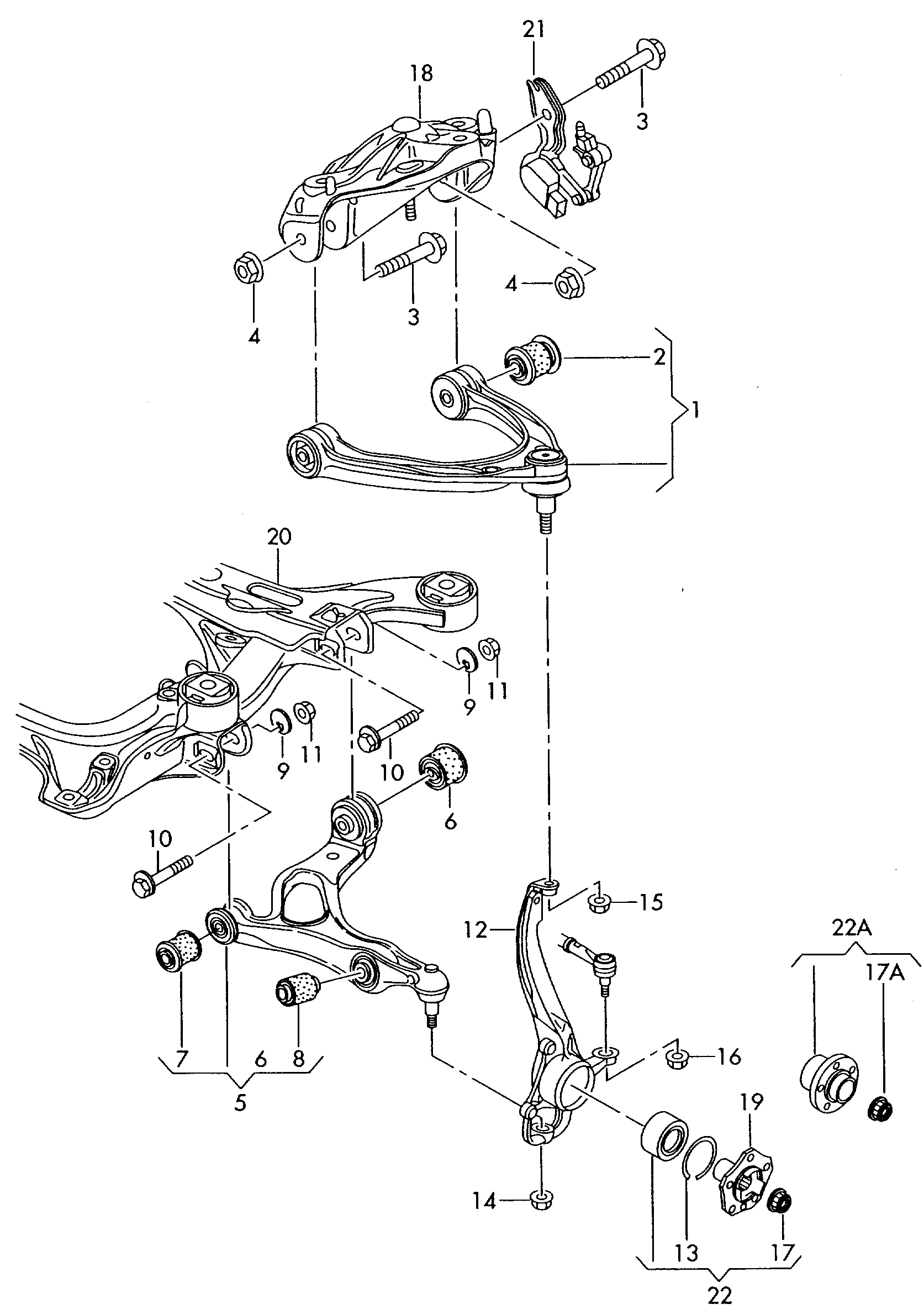 VW 7L8 407 183 - Bush of Control / Trailing Arm onlydrive.pro