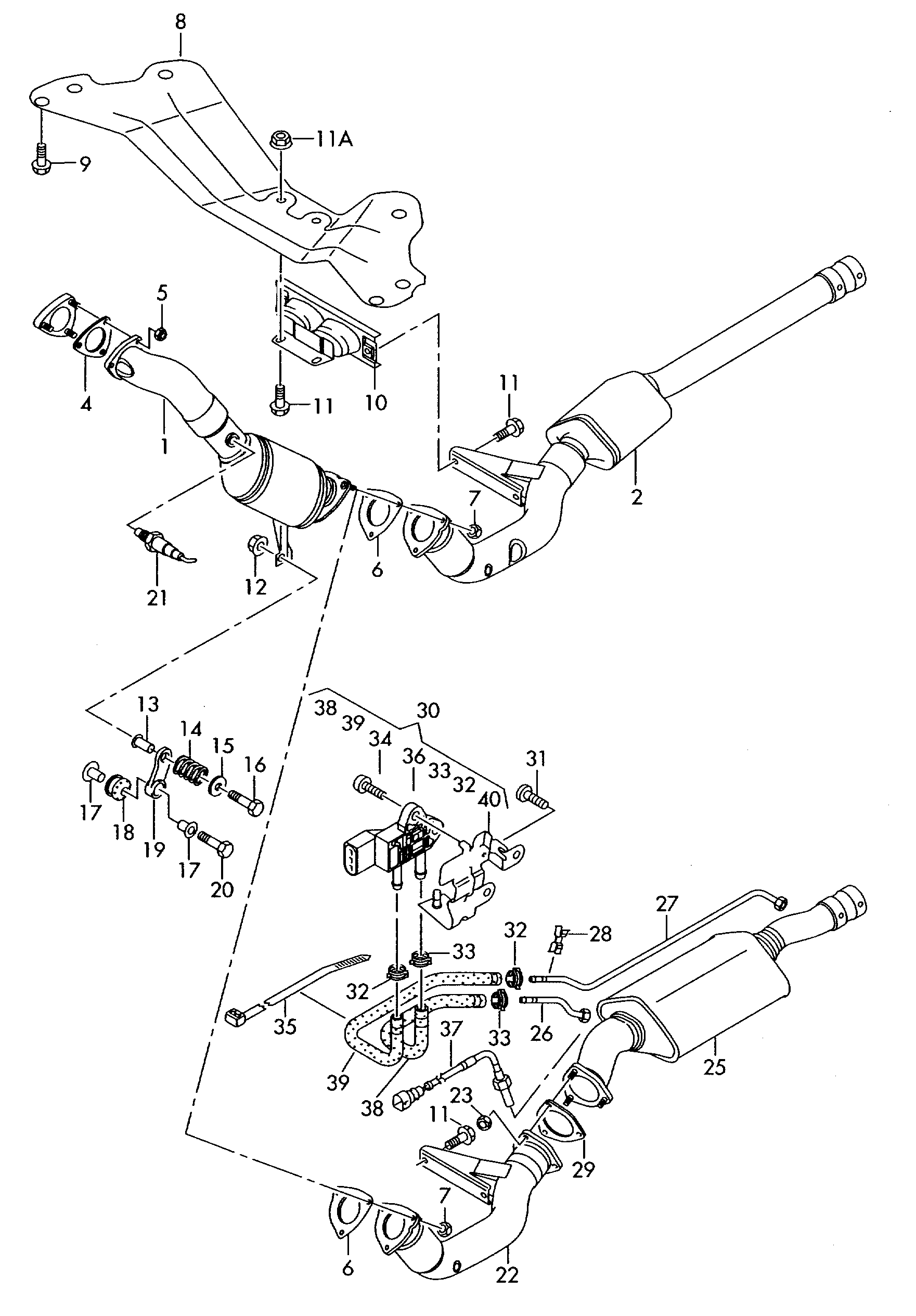 VAG 4F0 131 552 AT - Devējs, Izplūdes gāzu spiediens onlydrive.pro