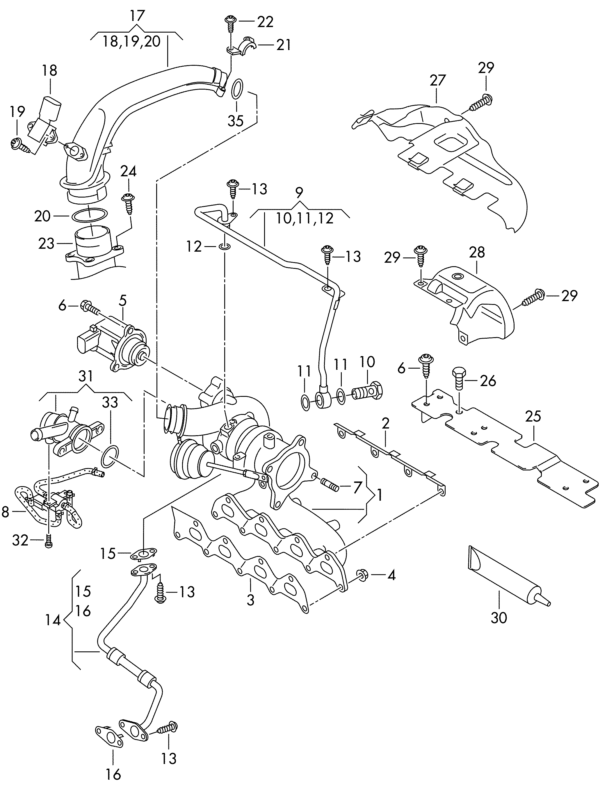 VAG WHT003186 - Tarpiklis, alyvos išleidimo angos kaištis onlydrive.pro