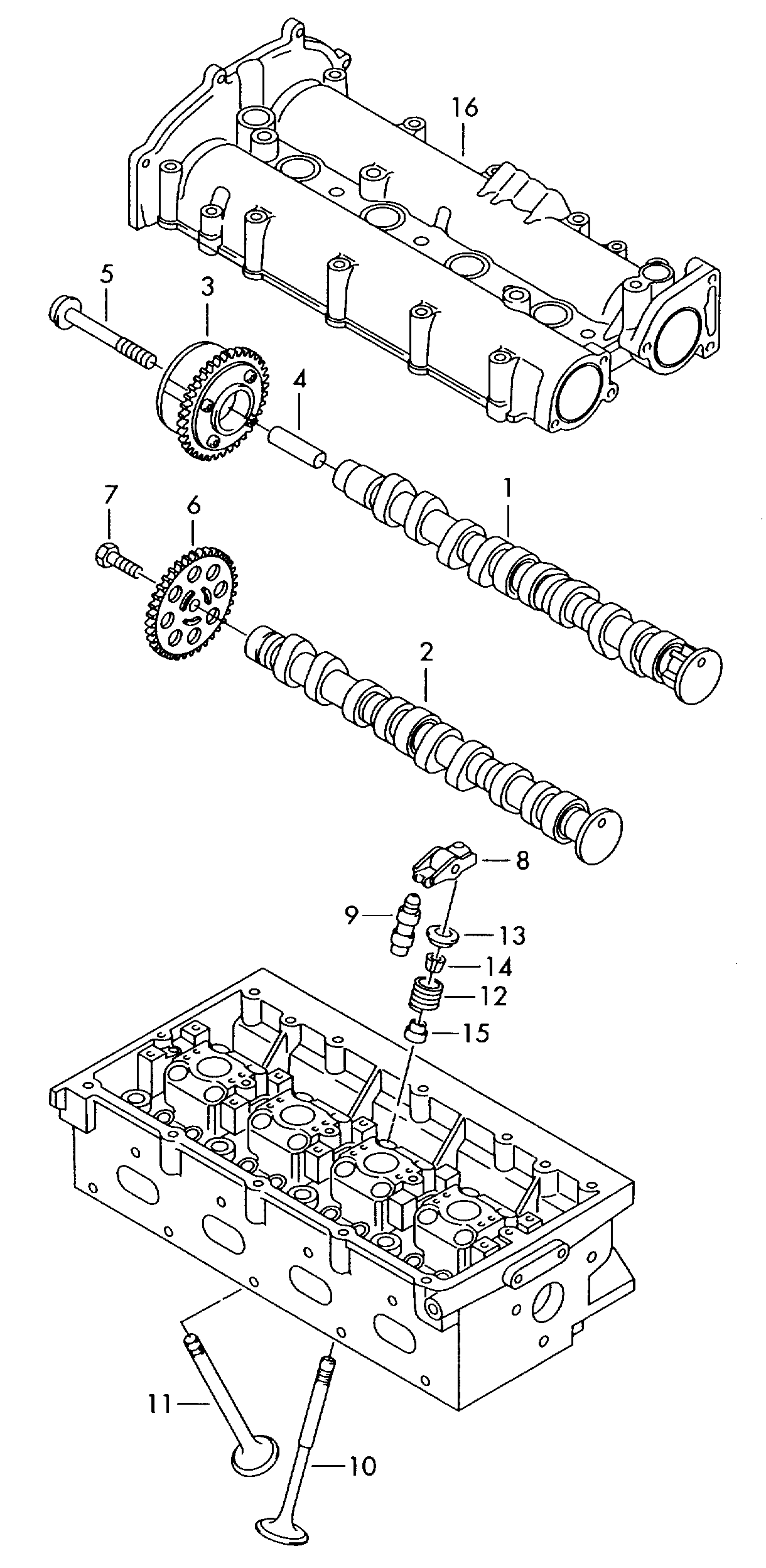 VW 036 109 411 J - Балансир, управление двигателем onlydrive.pro