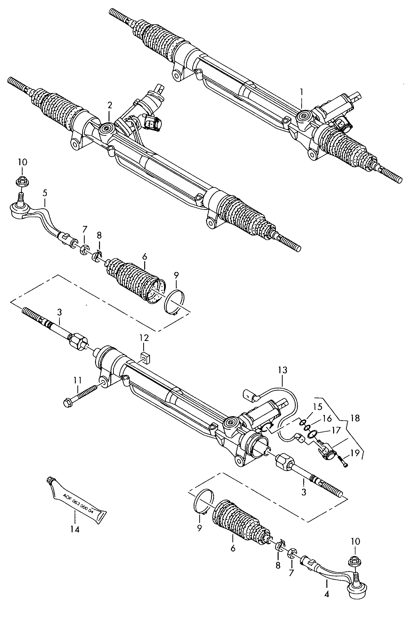 VAG 8J0 423 810 - Inner Tie Rod, Axle Joint onlydrive.pro