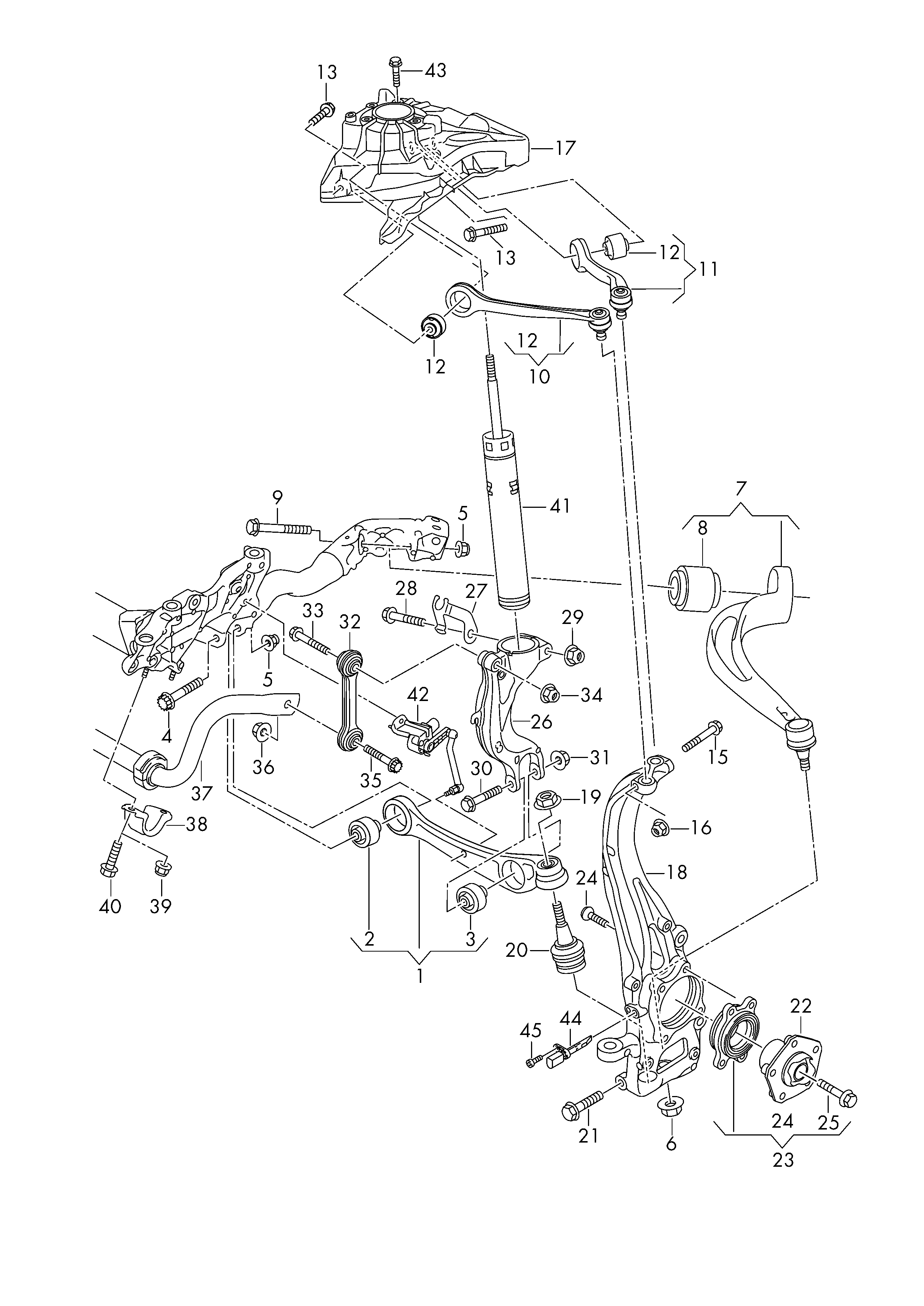 VW 4M0407182A - Bush of Control / Trailing Arm onlydrive.pro