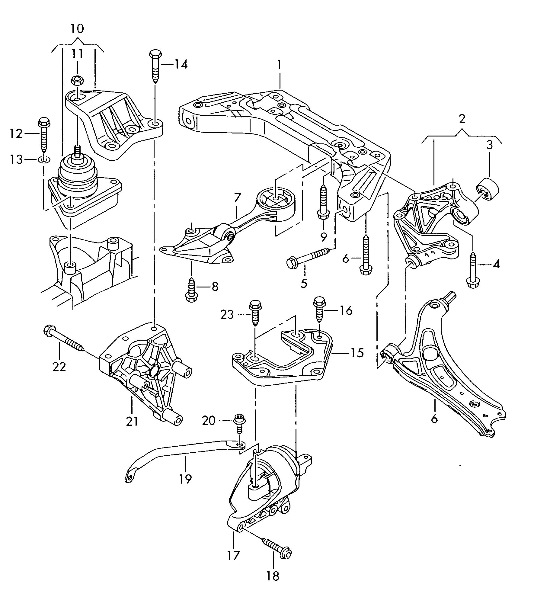 VAG 8Z0 407 183A - Tukivarren hela onlydrive.pro