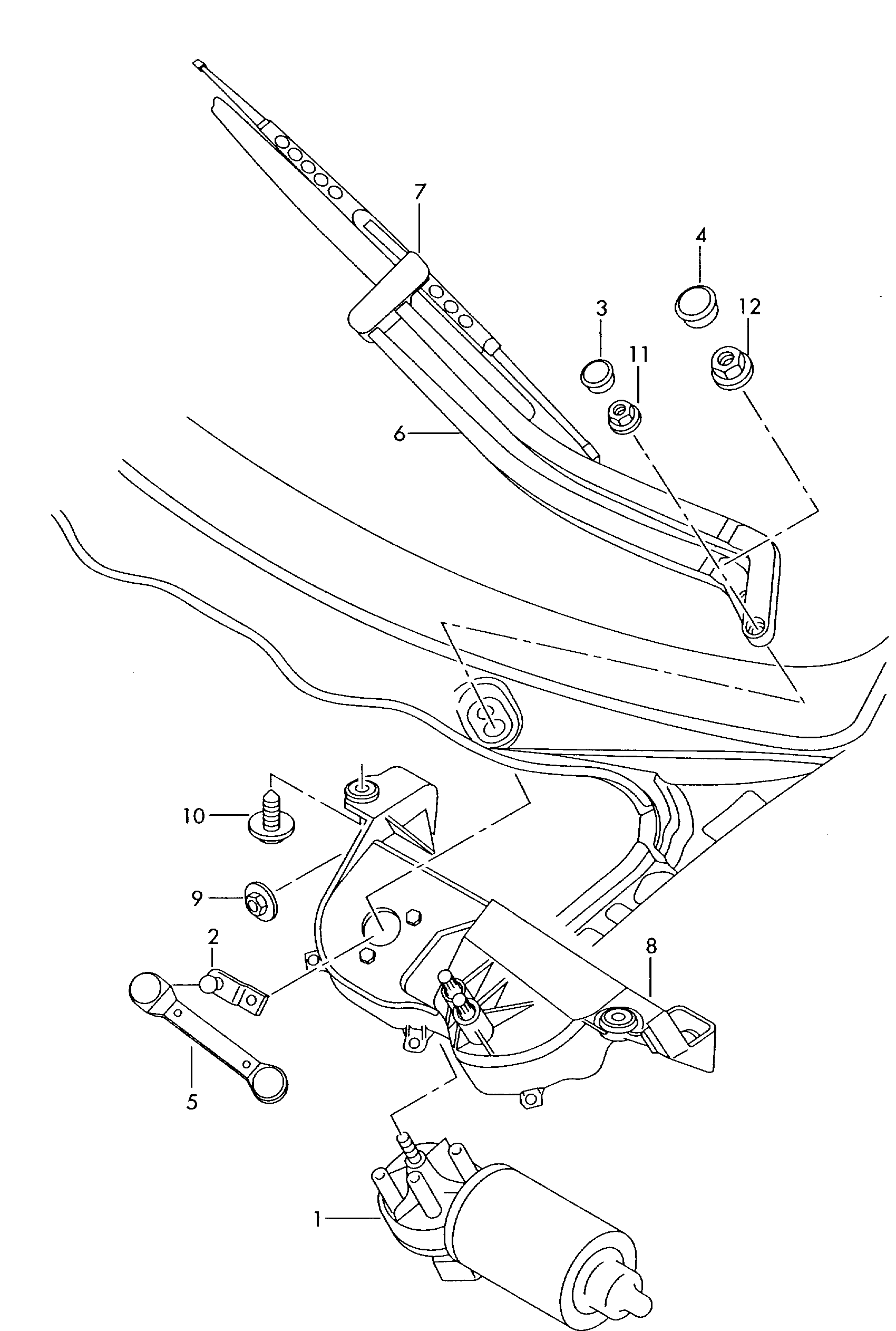 VW 8Z1 955 425 F - Pyyhkijänsulka onlydrive.pro