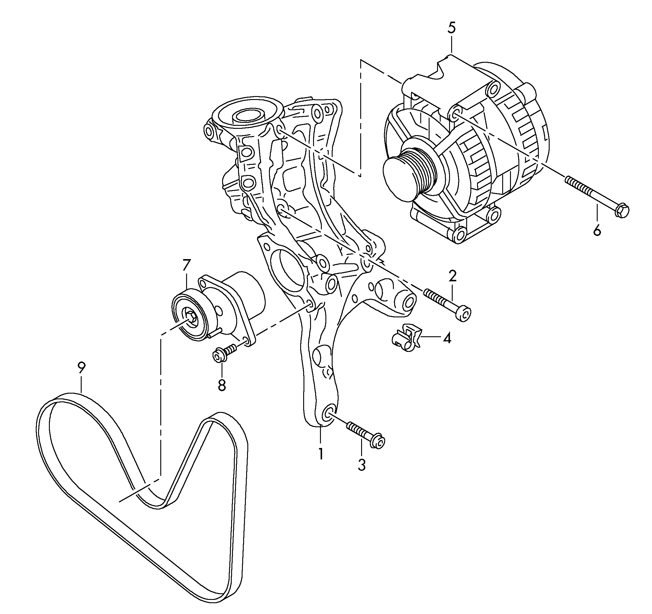 Seat 06L 903 133 D - Belt Tensioner, v-ribbed belt onlydrive.pro