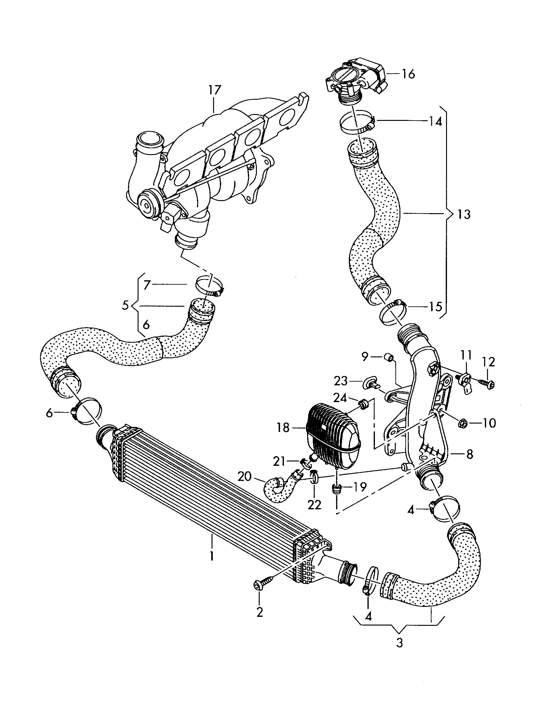 Skoda 038 906 051 E - Sensor, boost pressure onlydrive.pro