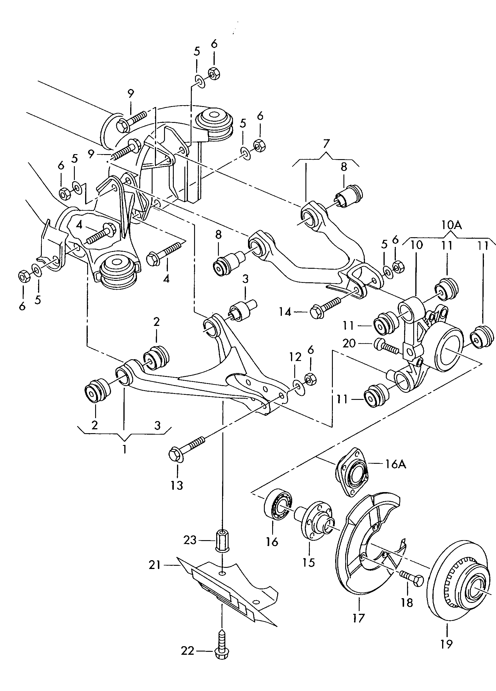 Skoda 8E0505172A - Bush of Control / Trailing Arm onlydrive.pro