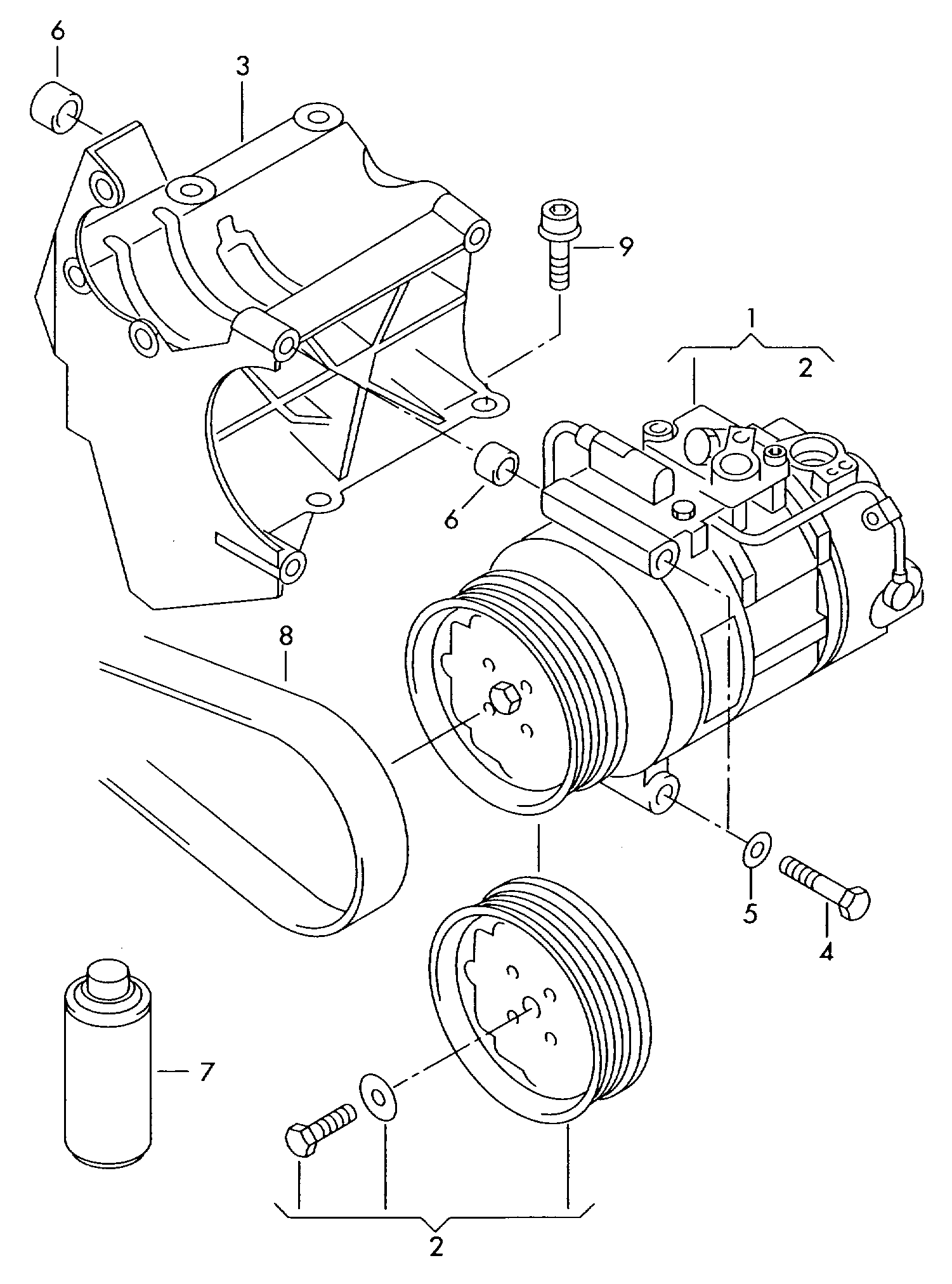 Skoda 4E0260805F - Kompressor,kliimaseade onlydrive.pro