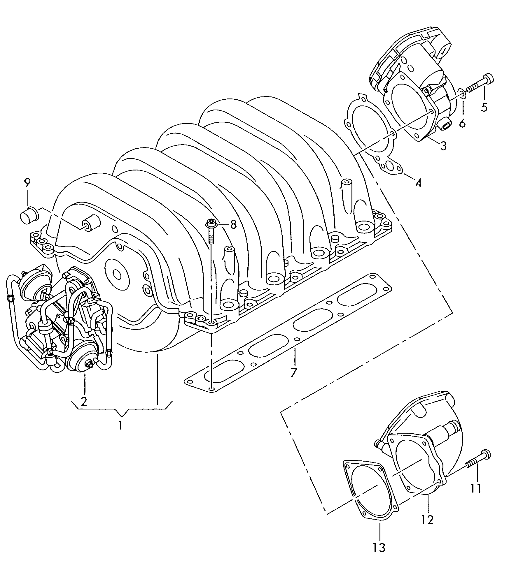 Seat 077 133 062 A - Корпус дроссельной заслонки onlydrive.pro