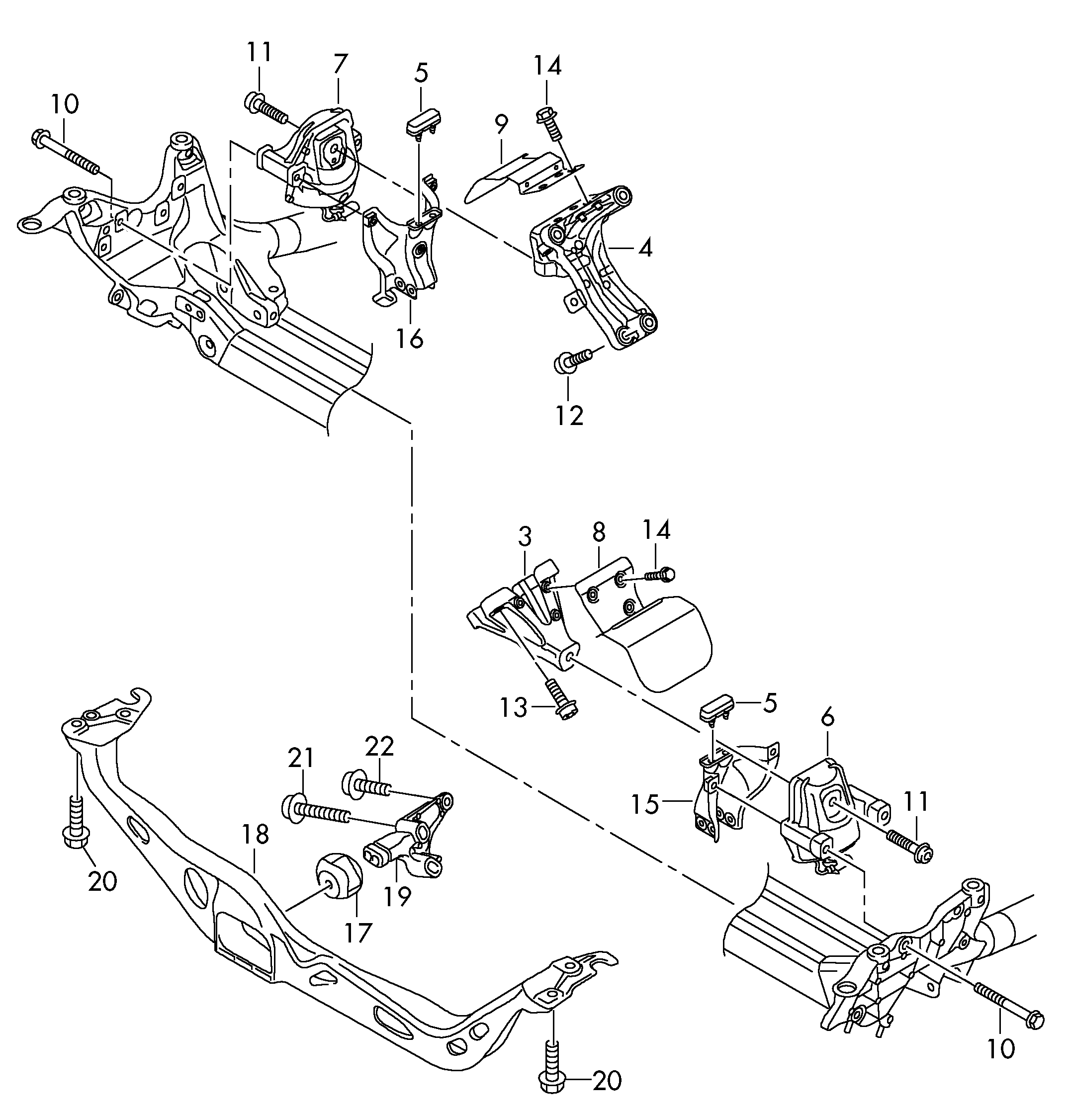 VAG 8R0199381B - Variklio montavimas onlydrive.pro