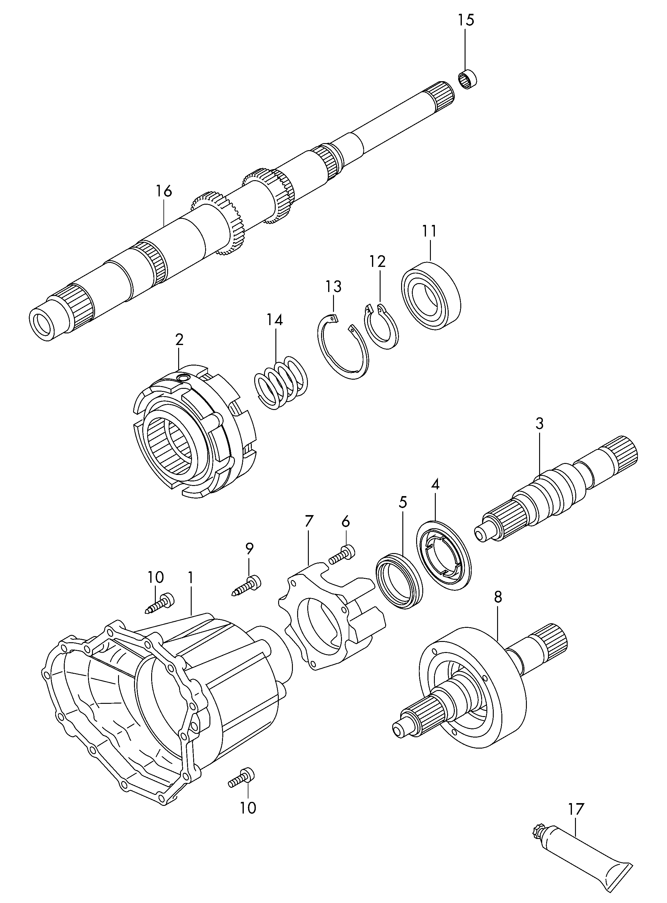 VW 0B2 409 400 - Võlli rõngastihend, Käigukast onlydrive.pro