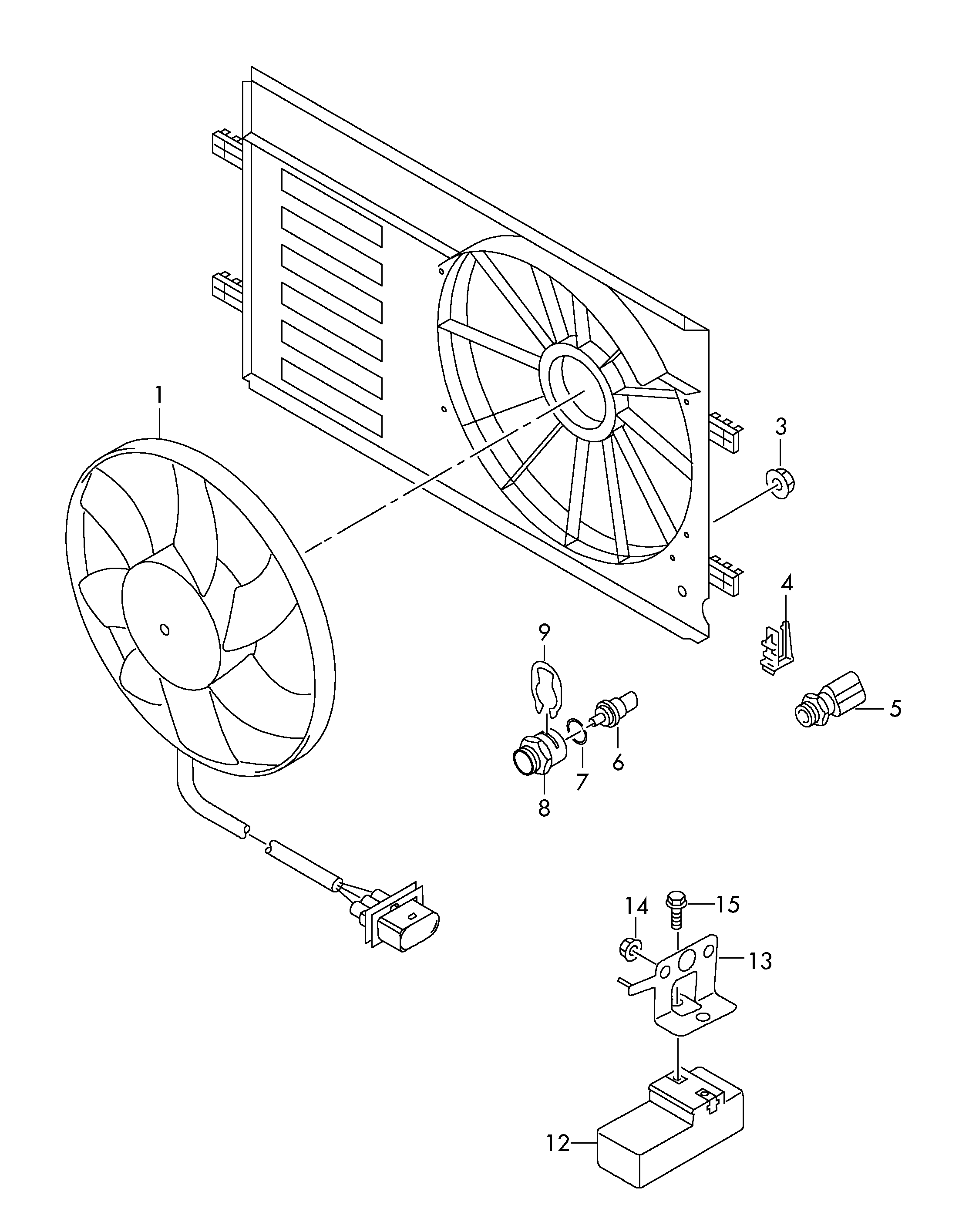 VAG 6R0959455D - Ventilators, Motora dzesēšanas sistēma onlydrive.pro