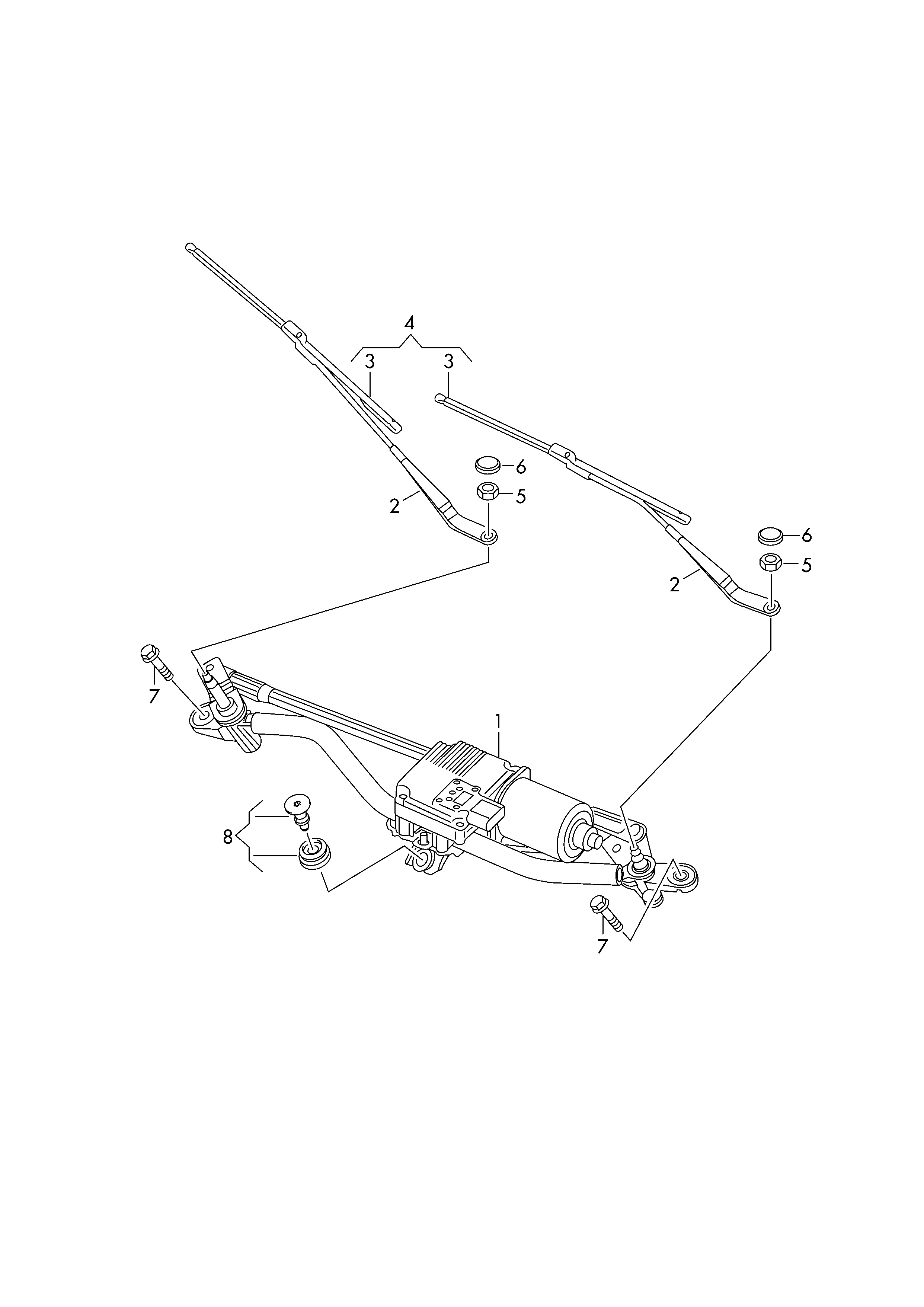 VAG 8X1955425A - Pyyhkijänsulka onlydrive.pro