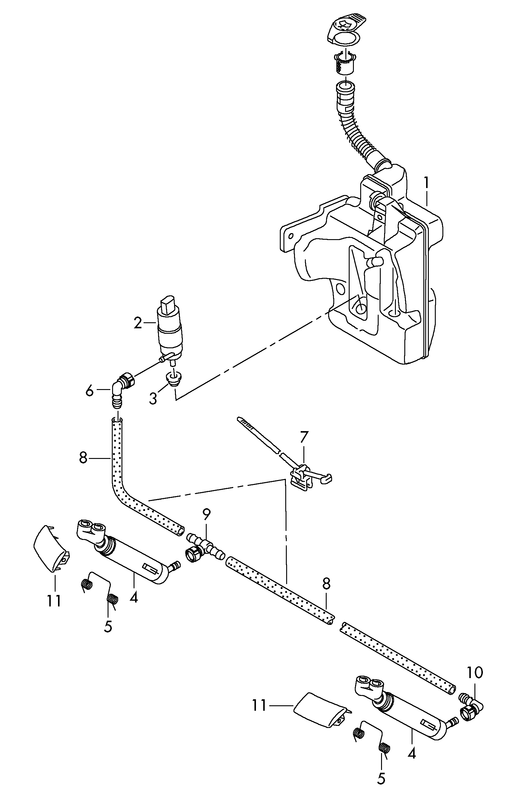 VAG 8X0955101A - Pesusuutin, ajovalo onlydrive.pro