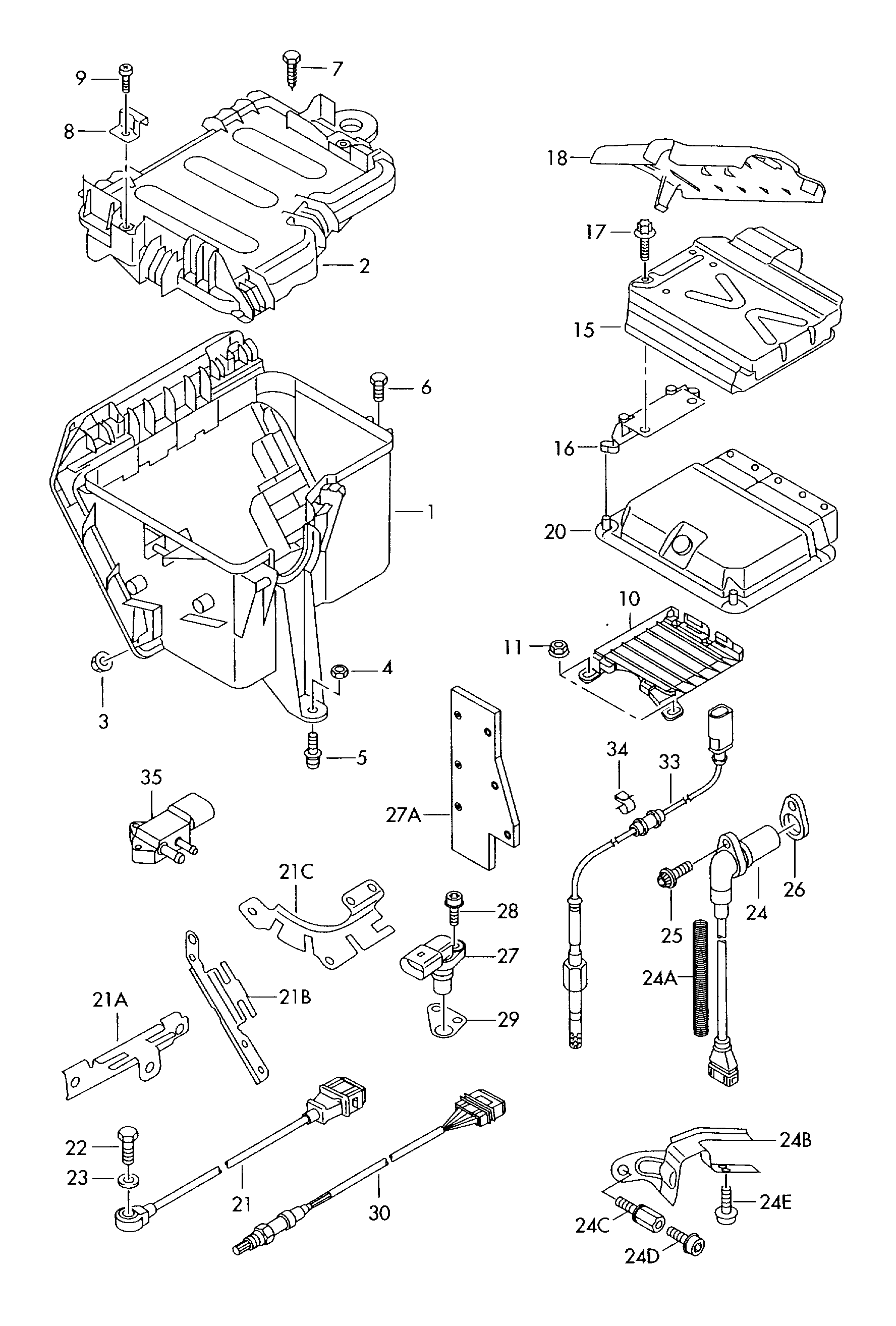 Seat 06E 906 433 - Sensor, crankshaft pulse onlydrive.pro