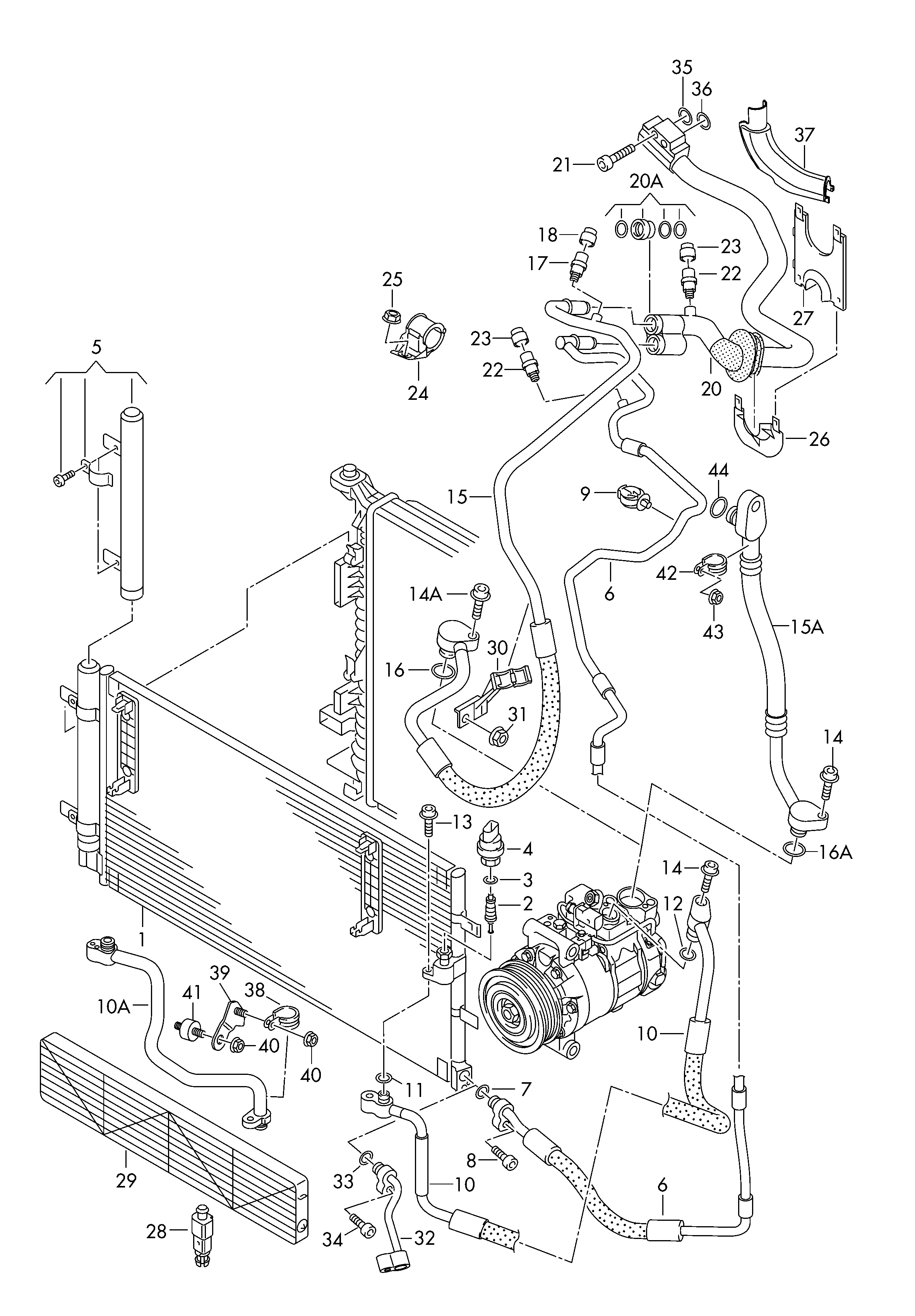 VAG 8K0260403AF - Kondensatorius, oro kondicionierius onlydrive.pro