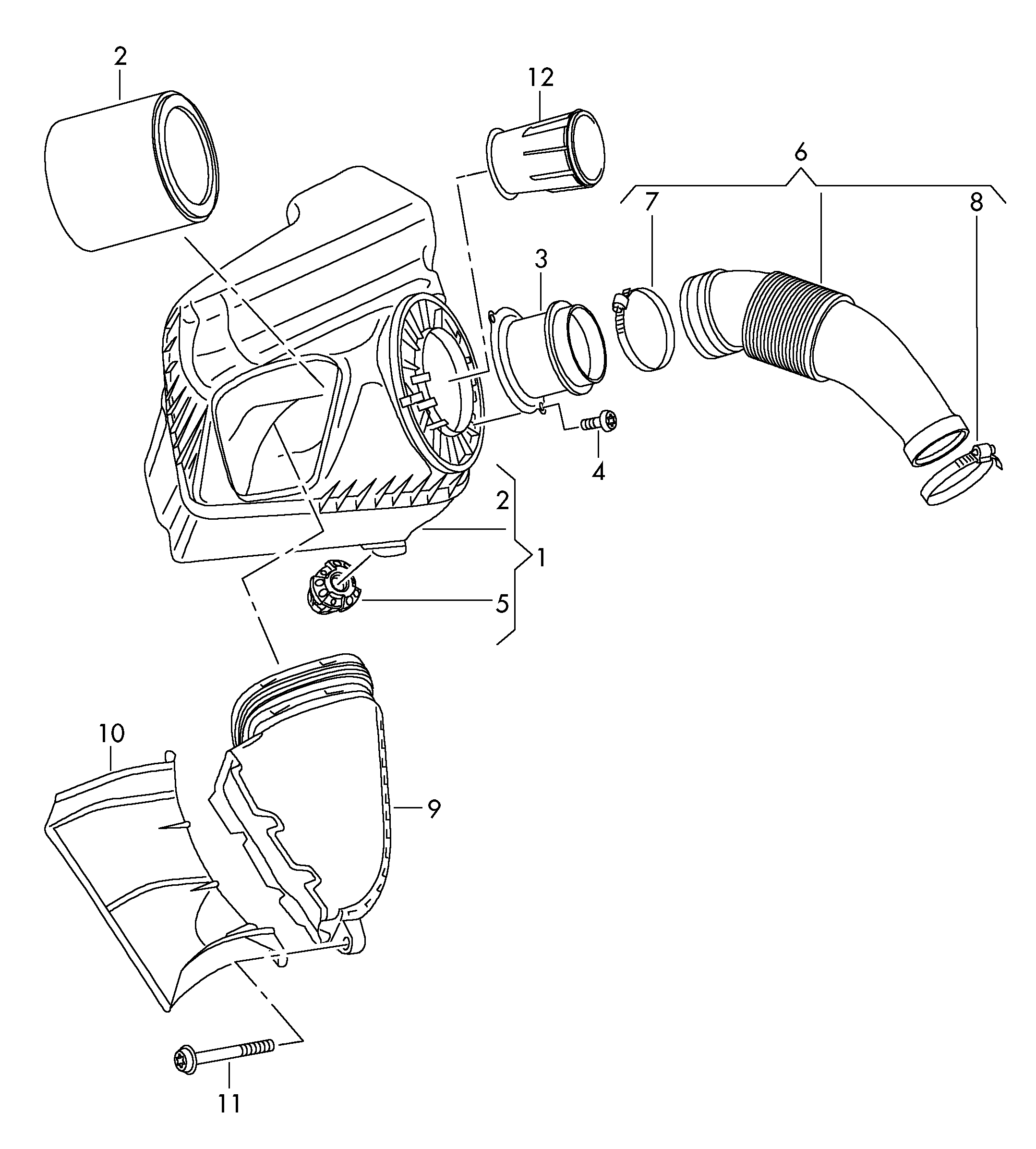 VW 4G0133843 - Õhufilter onlydrive.pro