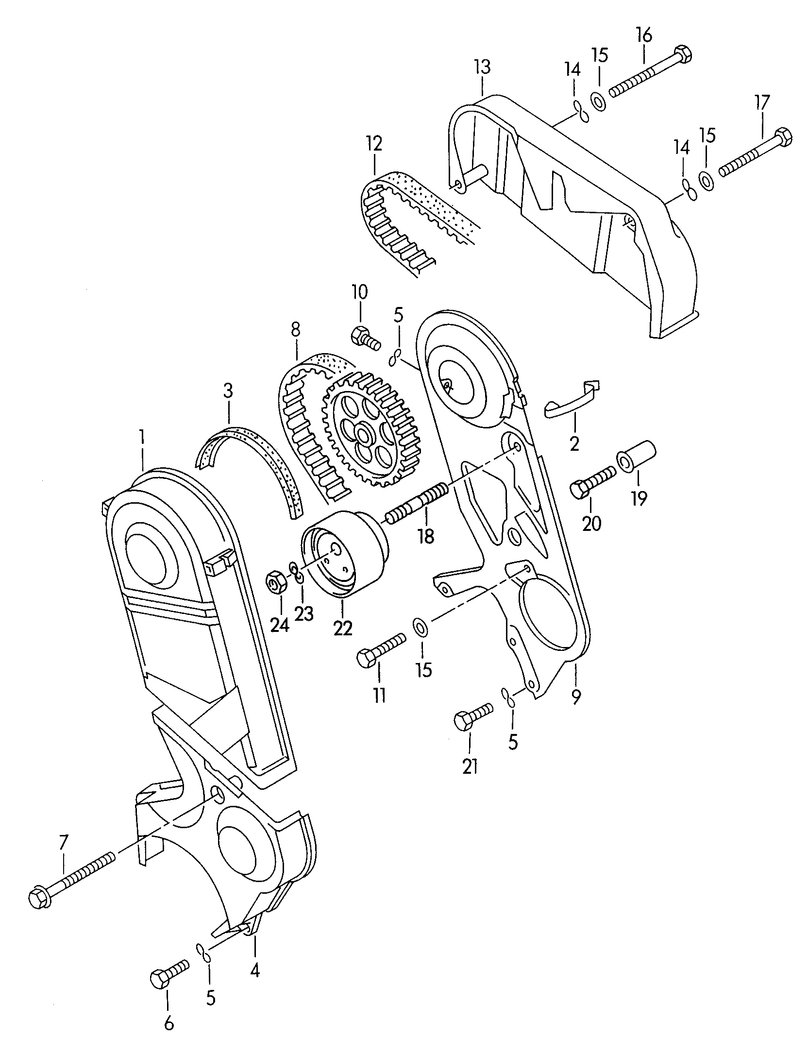 VW 046198113 - Timing Belt onlydrive.pro