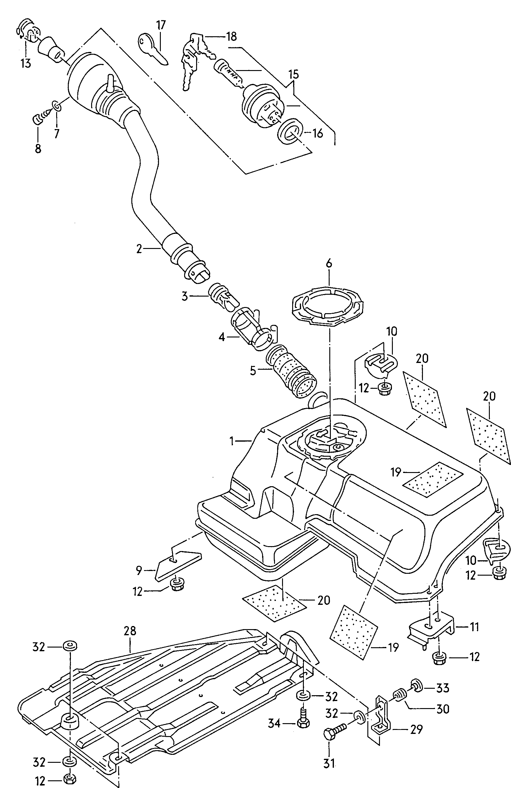 Seat 533 201 551 F - Sealing Cap, fuel tank onlydrive.pro