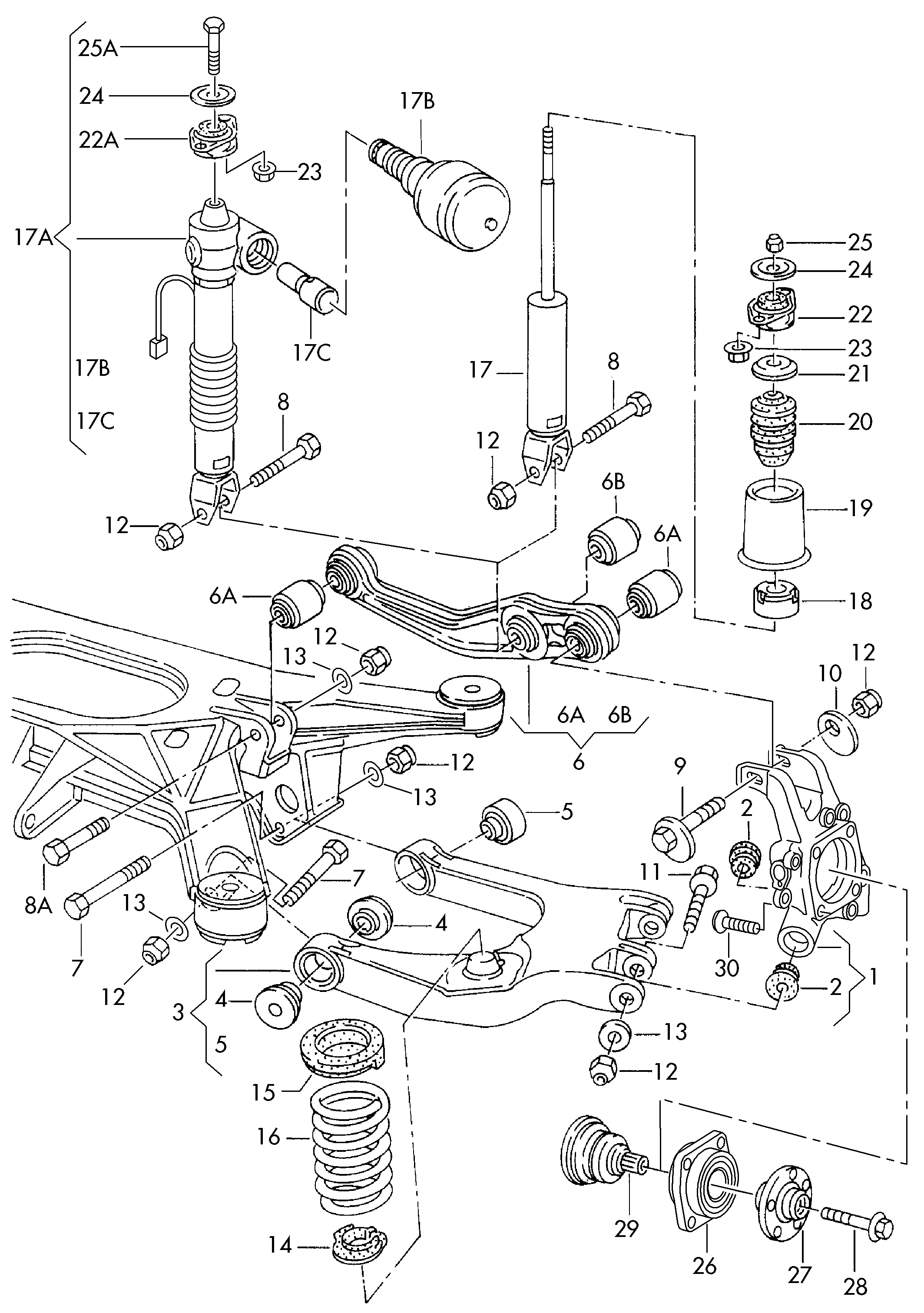 VW N 010 445 7 - Užveržimo varžtas, atrama / vairo trauklė onlydrive.pro